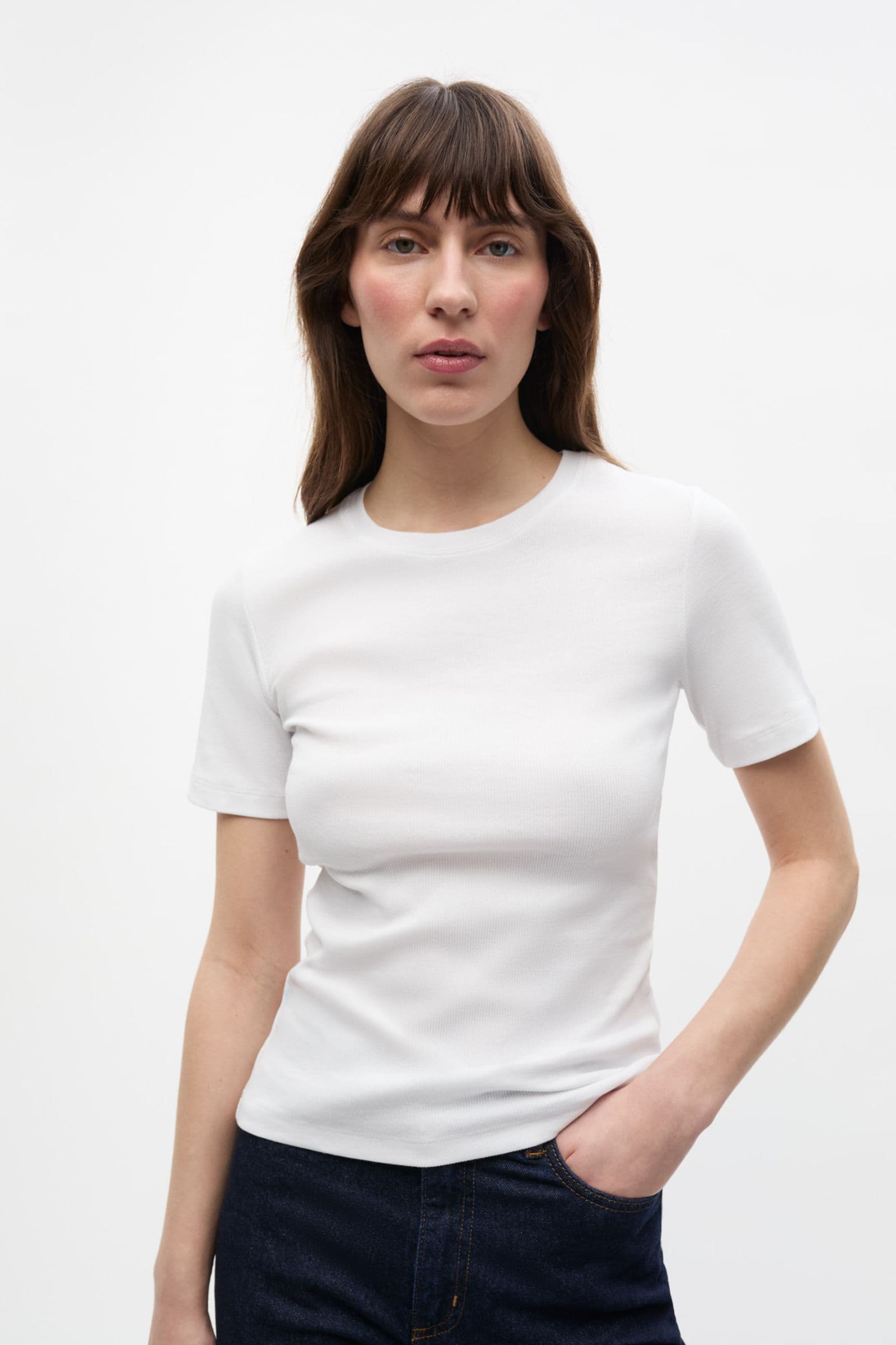 ENALLY SS O-N TEE 5314 Bright White
