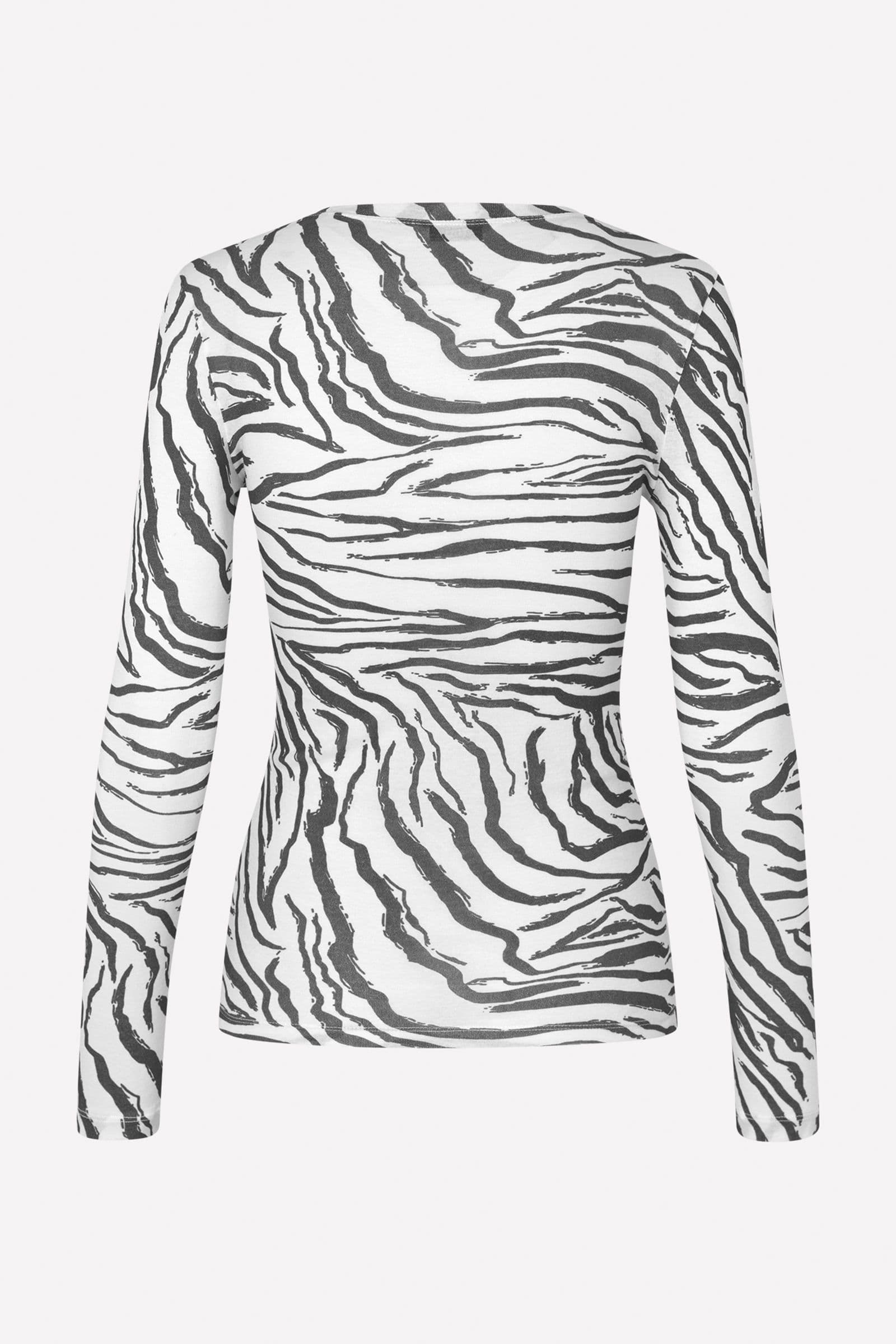 ENVELDA LS TEE AOP 5328 Washed Zebra