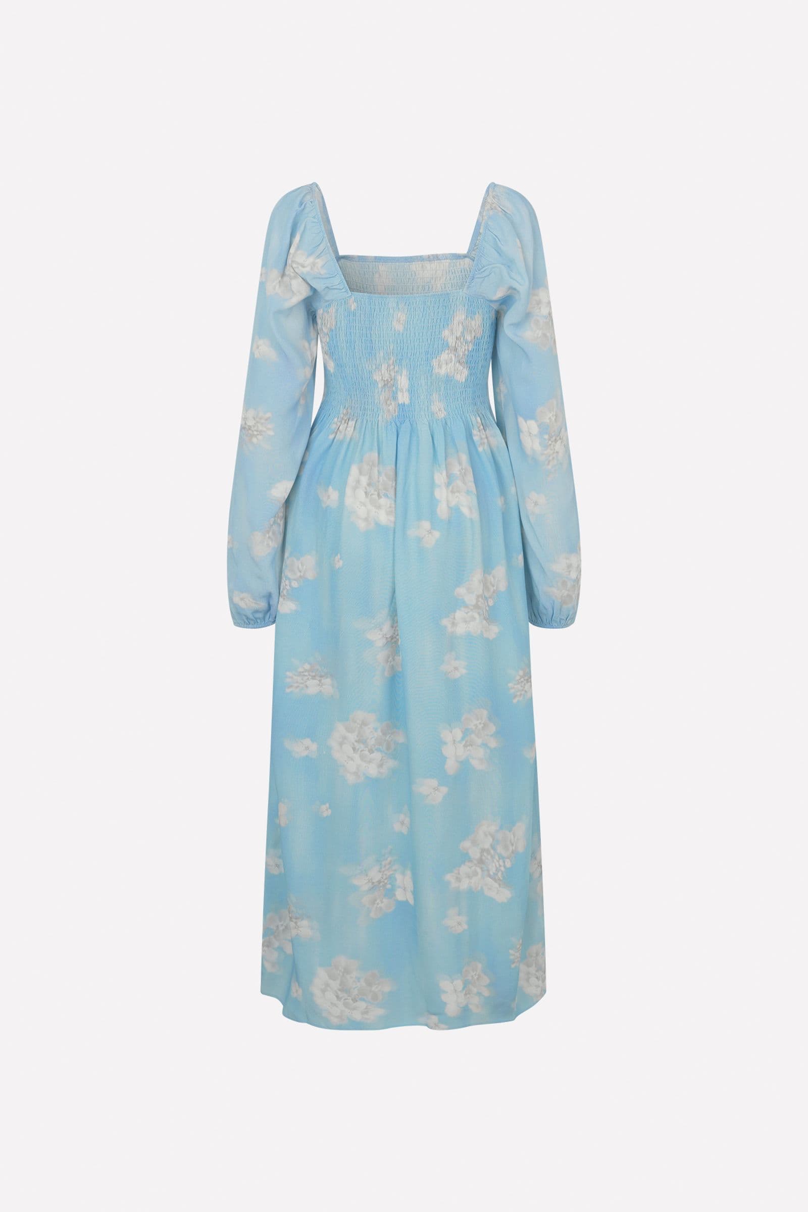 ENZINNIA DRESS AOP 7014 SKY FLOWER