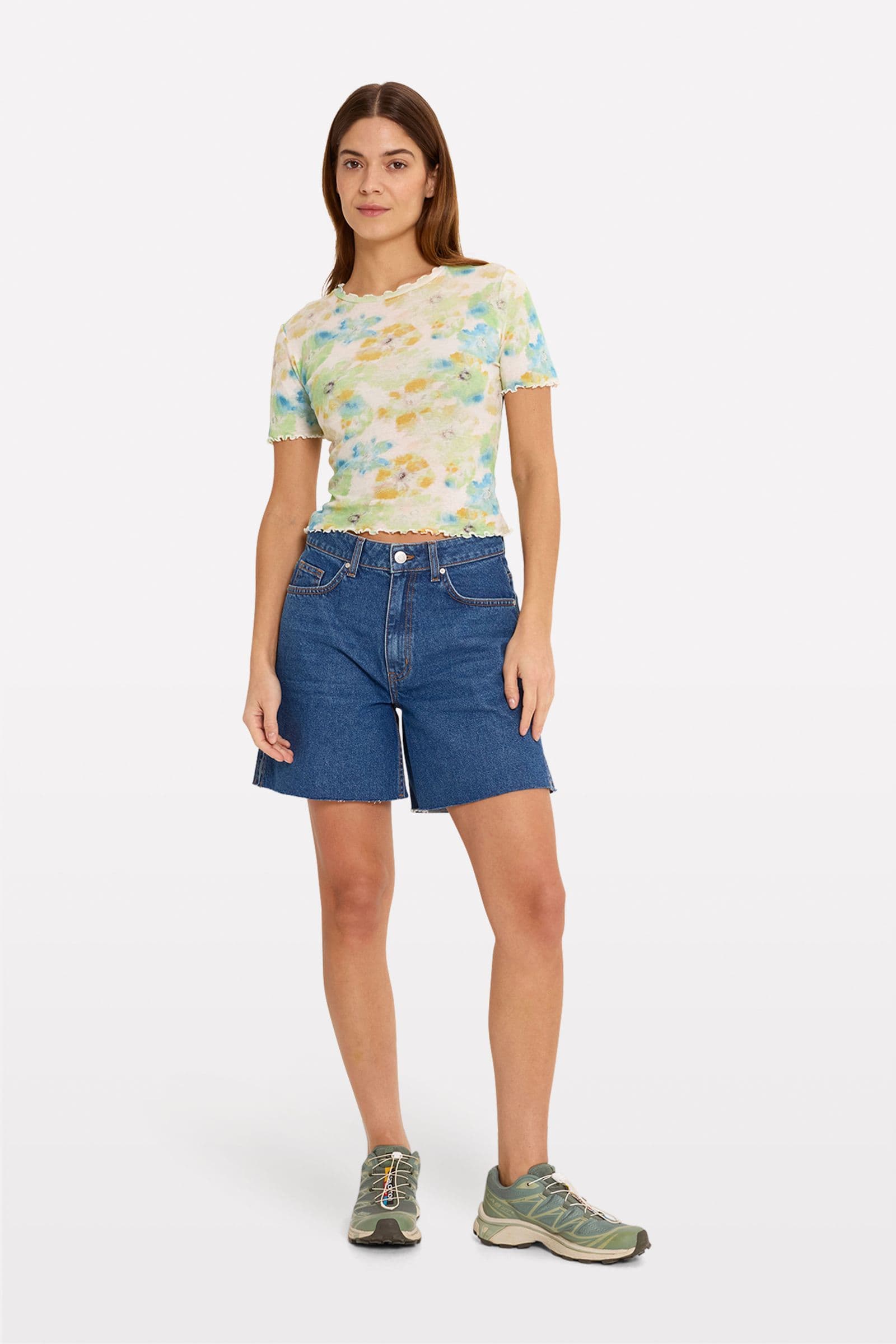 ENMYKONOS SS TEE AOP 5328 Spring Bloom