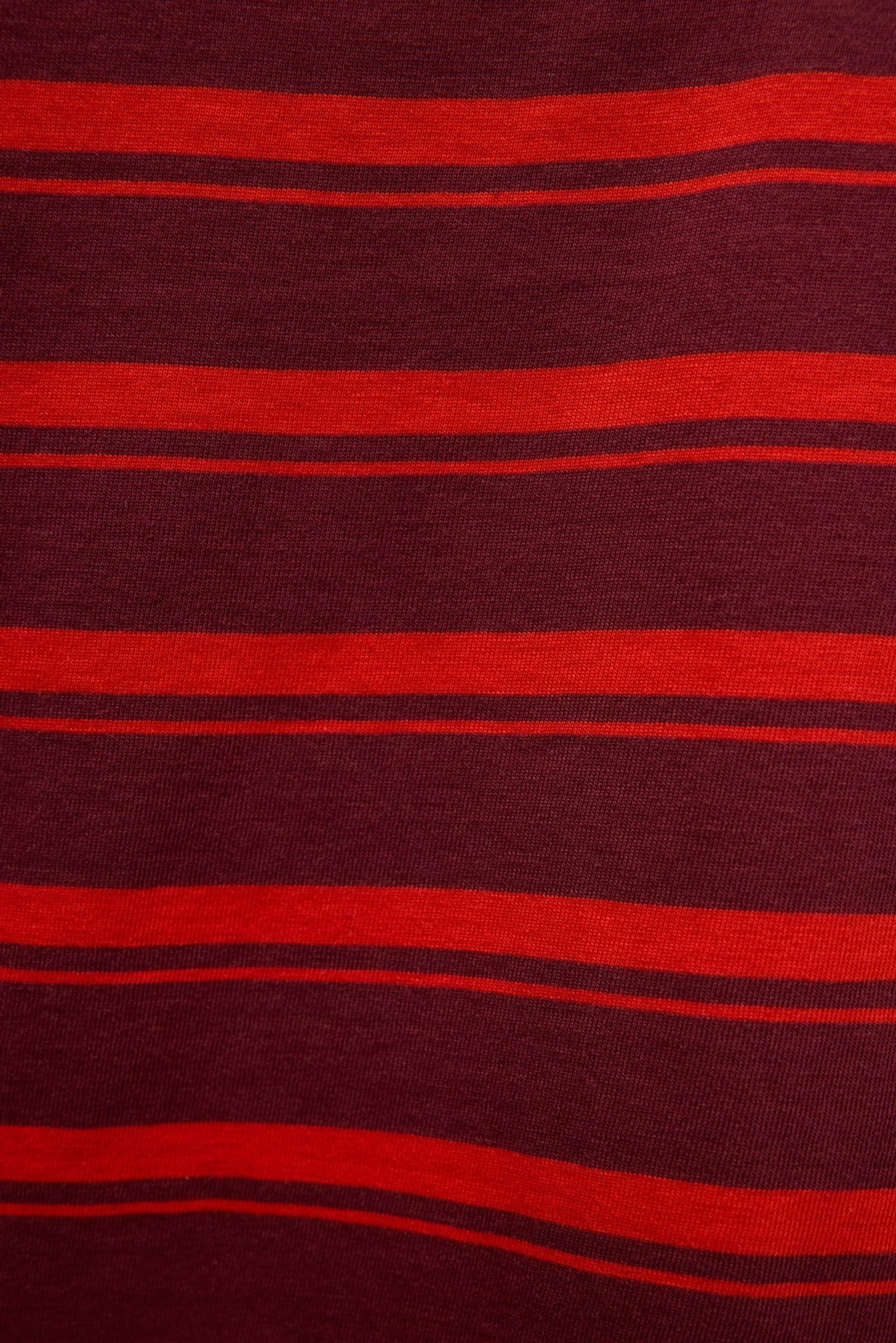 ENKULLA LS STRIPE 5310 Maroon Fiery Red Stripe