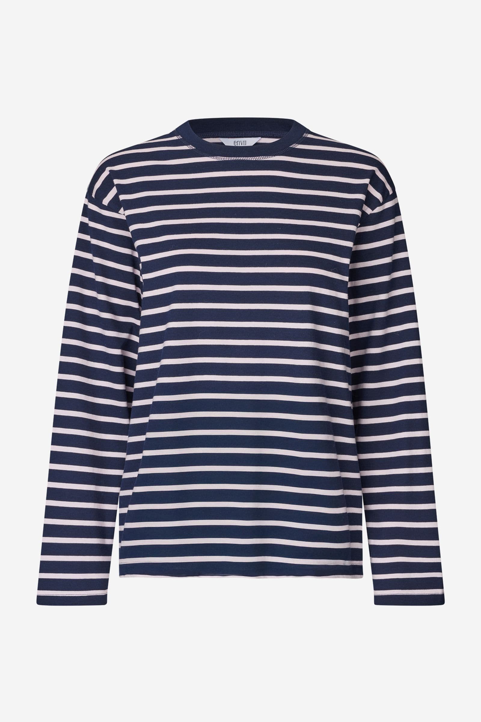 ENKULLA LS STRIPE 5310 Navy Fog Stripe