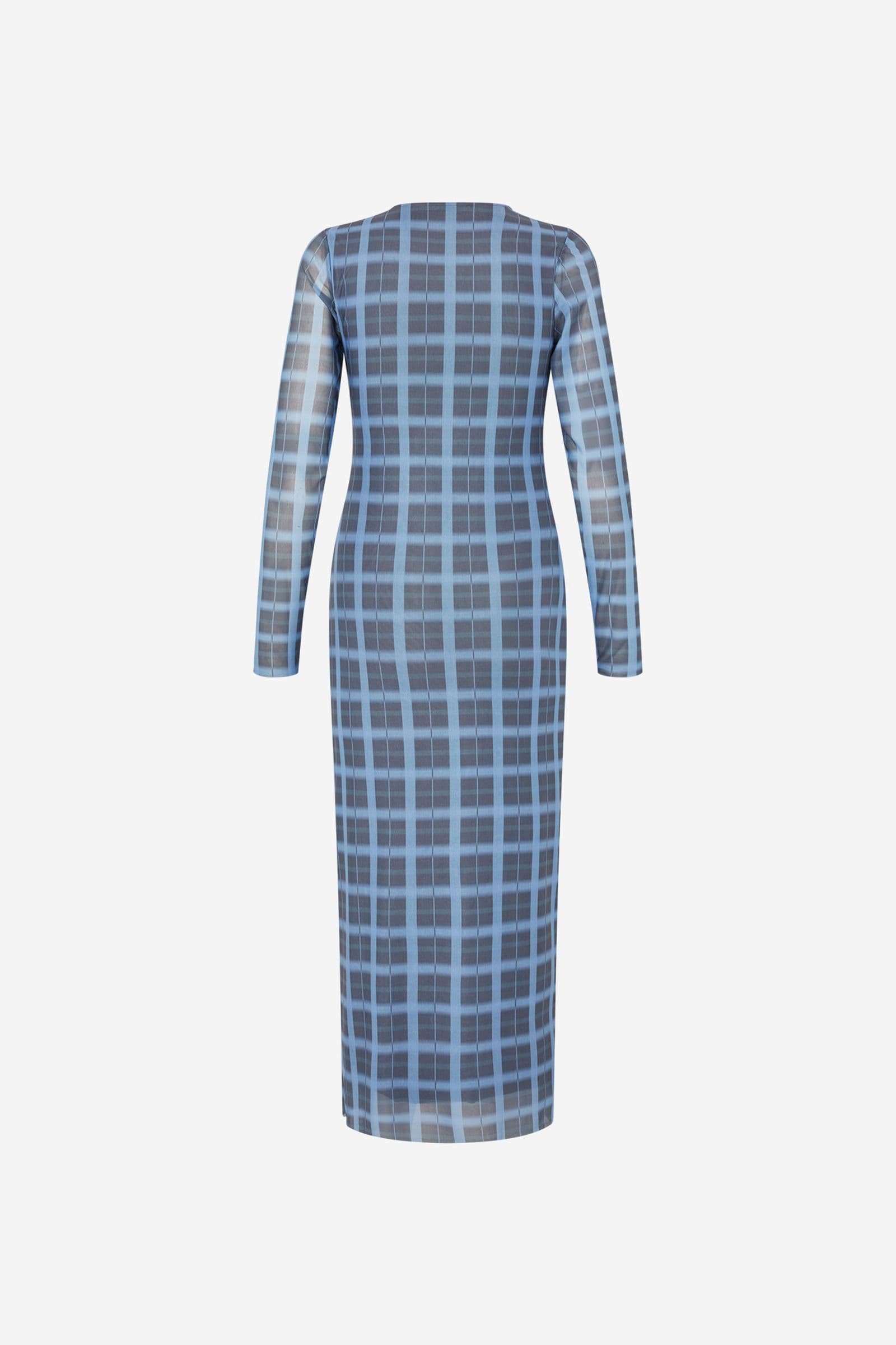 ENLOMOND LS DRESS AOP 7042 Blurred Olive