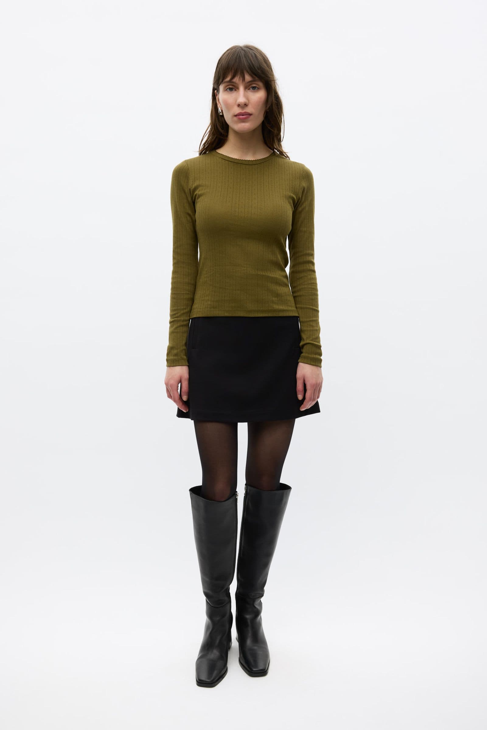ENVOLVI LS TEE 7090 Dark Olive