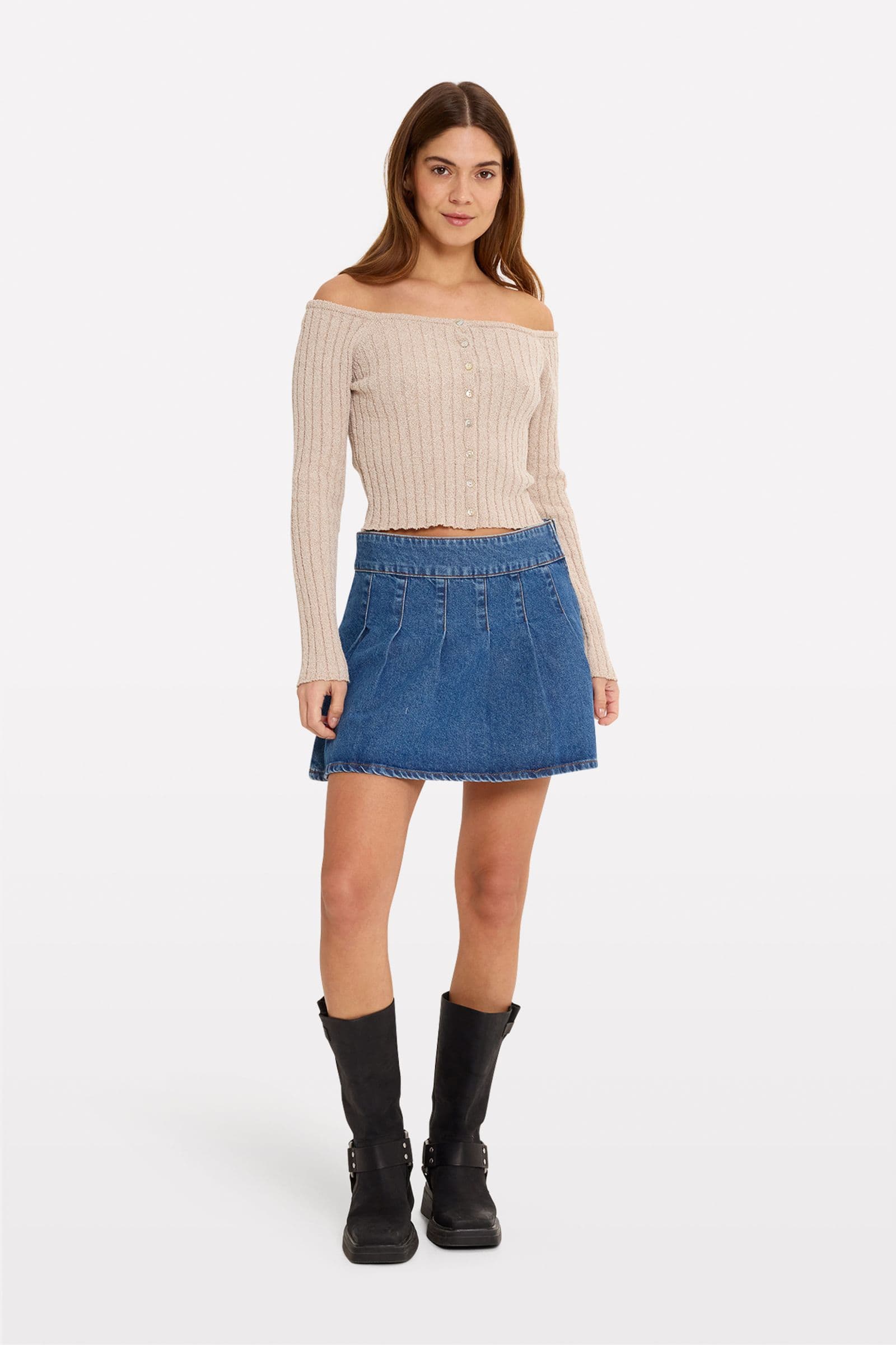 ENSERVE OS LS KNIT 7123 Oatmeal