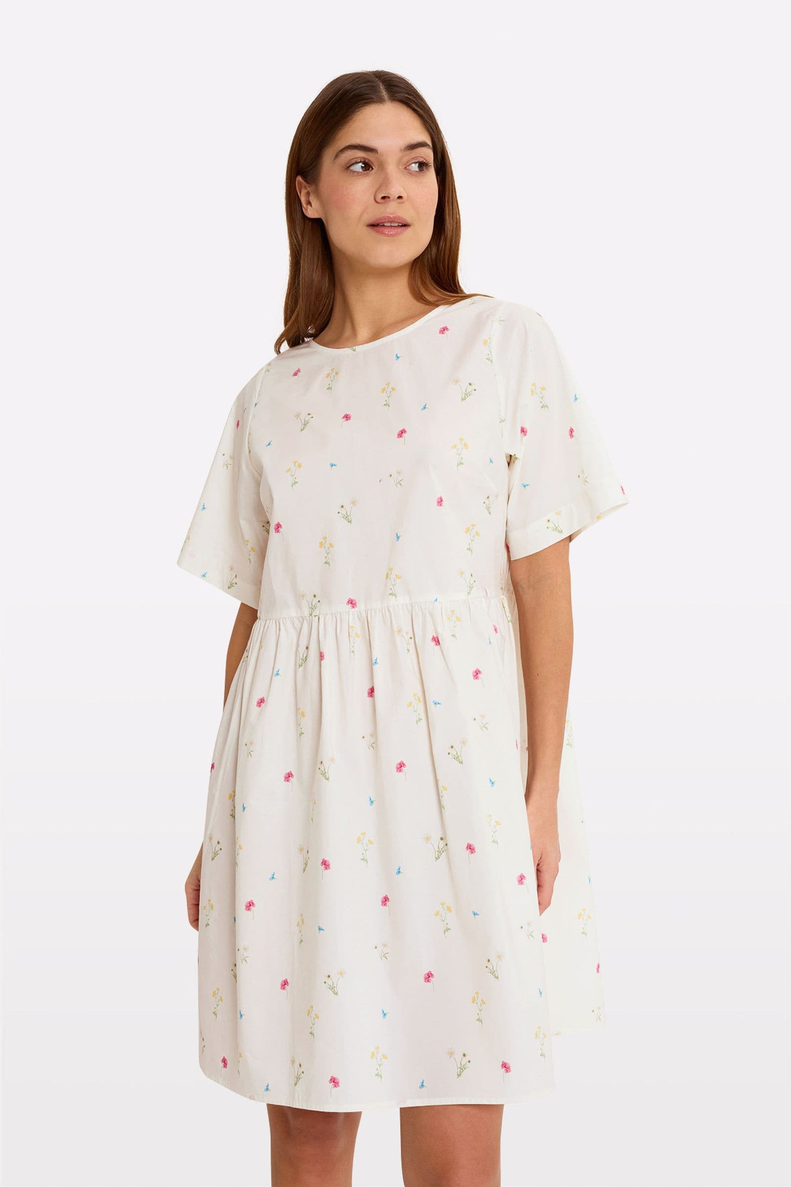 ENPUNK SS DRESS AOP 7038 Summer garden