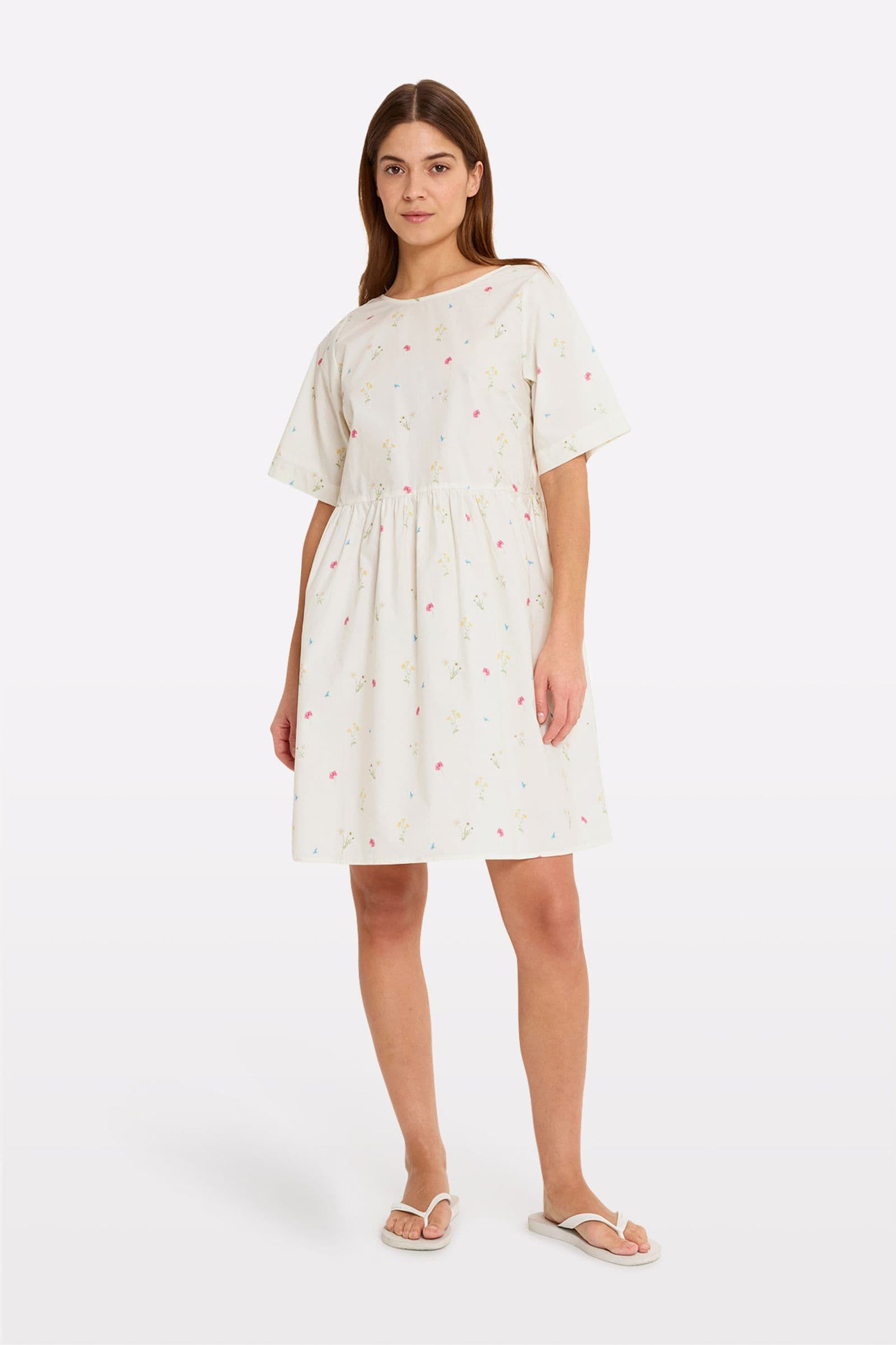 ENPUNK SS DRESS AOP 7038 Summer garden