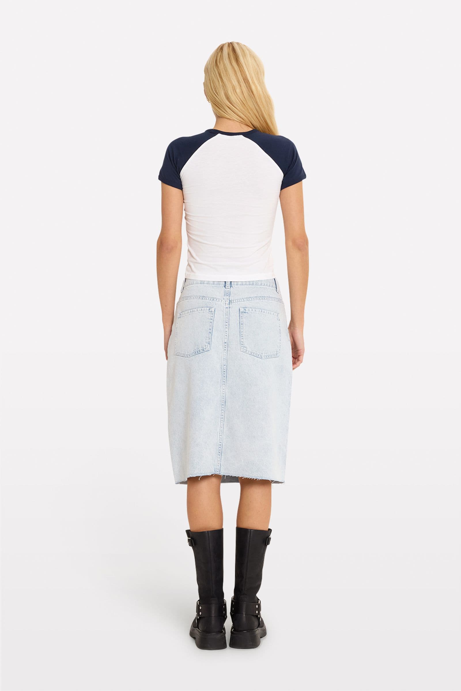 ENDANK SKIRT 7132 90s light denim