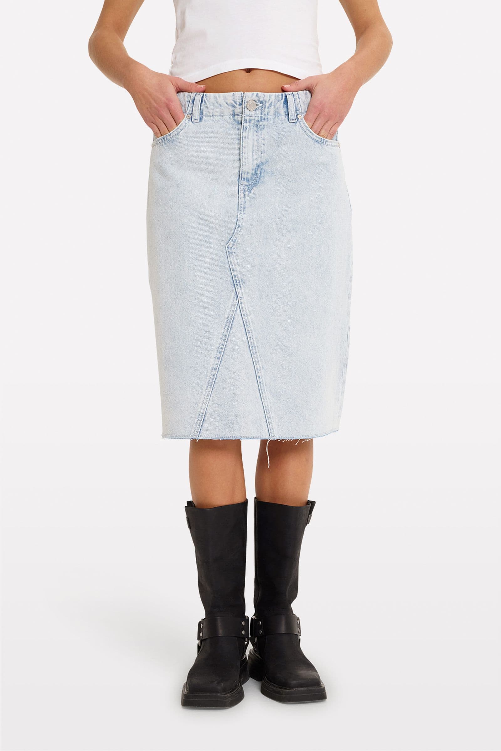 ENDANK SKIRT 7132 90s light denim