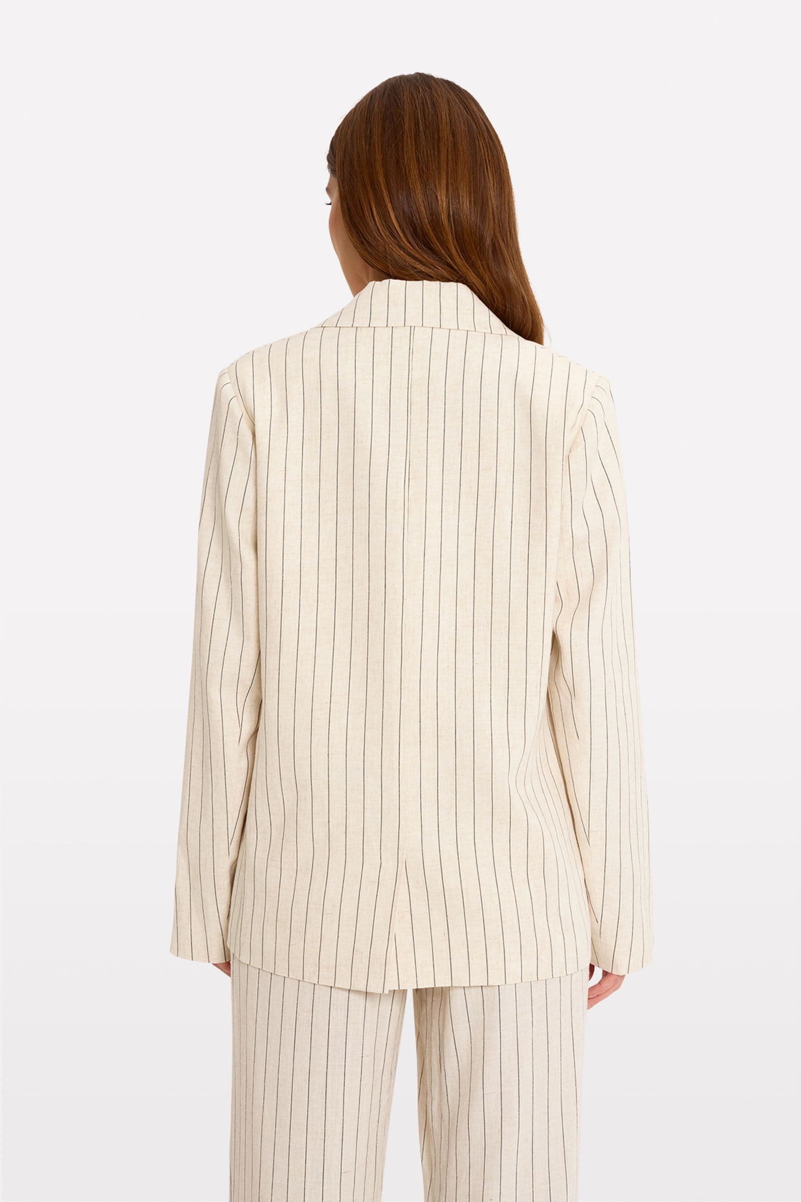 ENHORSE BLAZER 7137 Oatmeal/black stripe