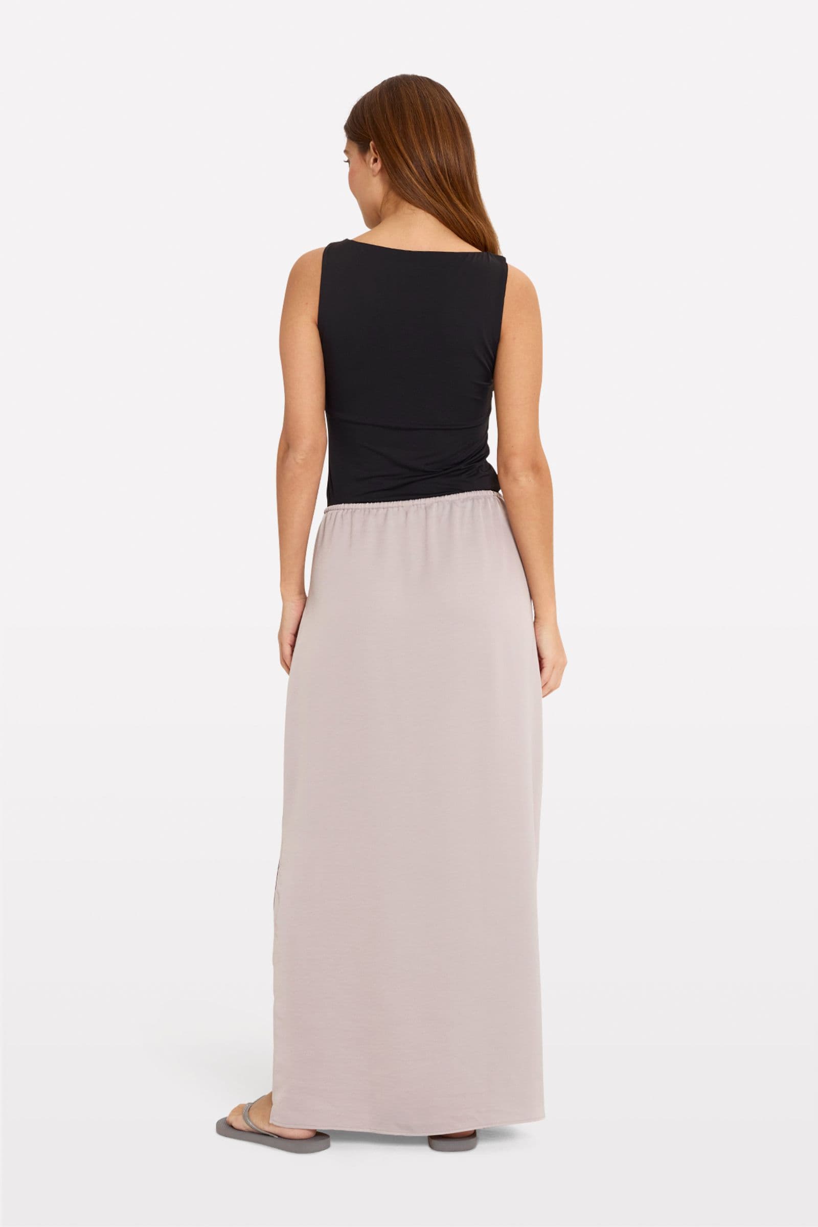 ENRALLY MAXI SKIRT 7151 Opal Gray