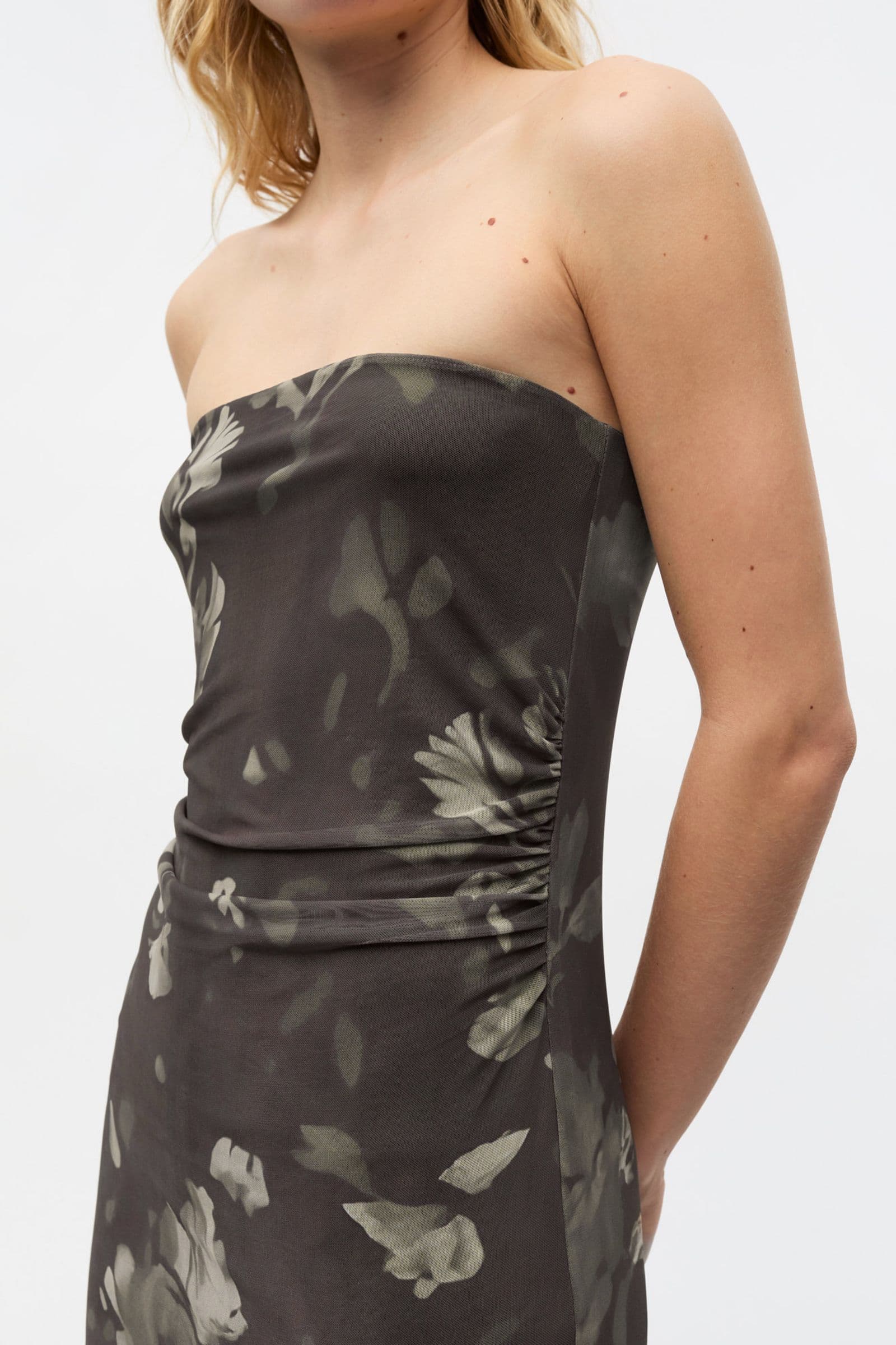 ENWILMA TUBE DRESS AOP 7042 Wren Garden