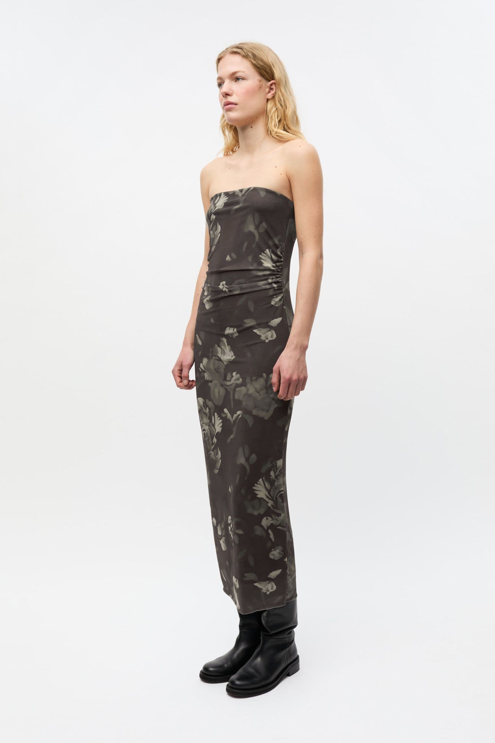 ENWILMA TUBE DRESS AOP 7042 Wren Garden