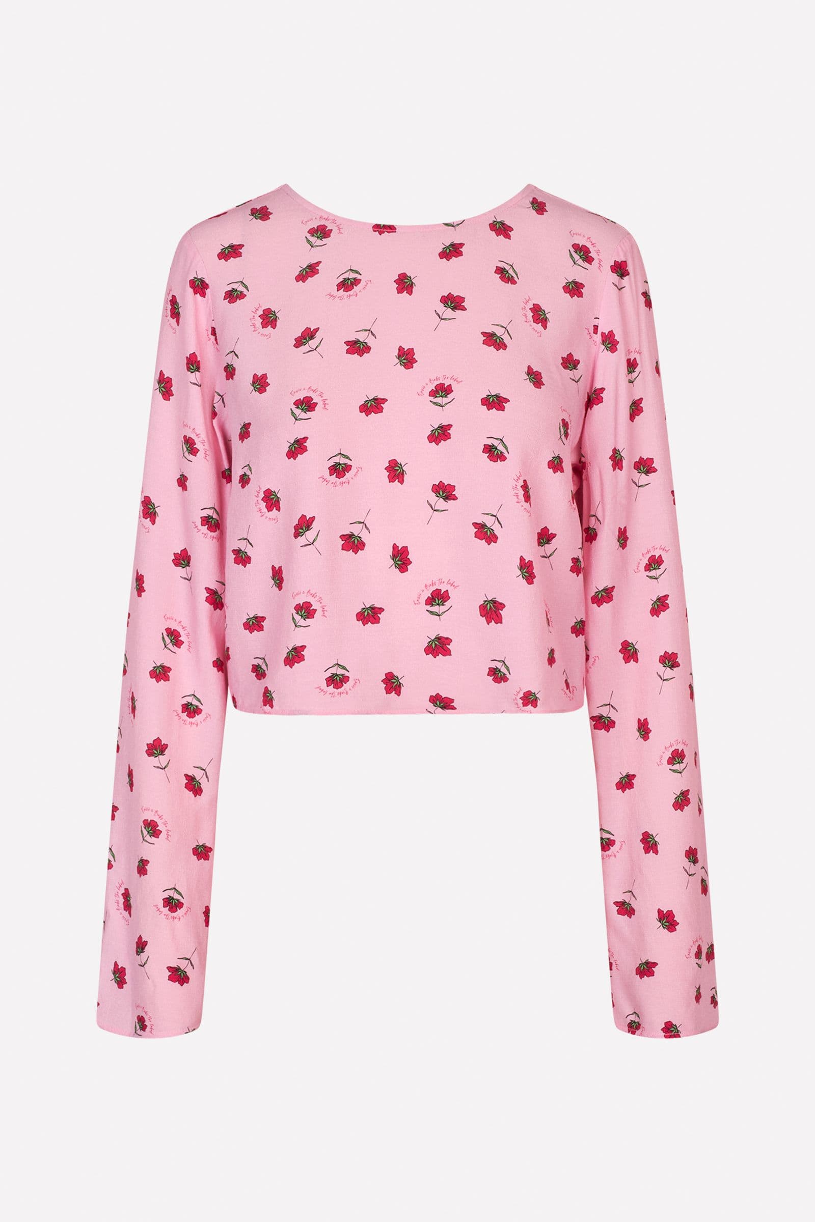 ENBALANCE LS TOP AOP EXB 7014 PINK FLOWER