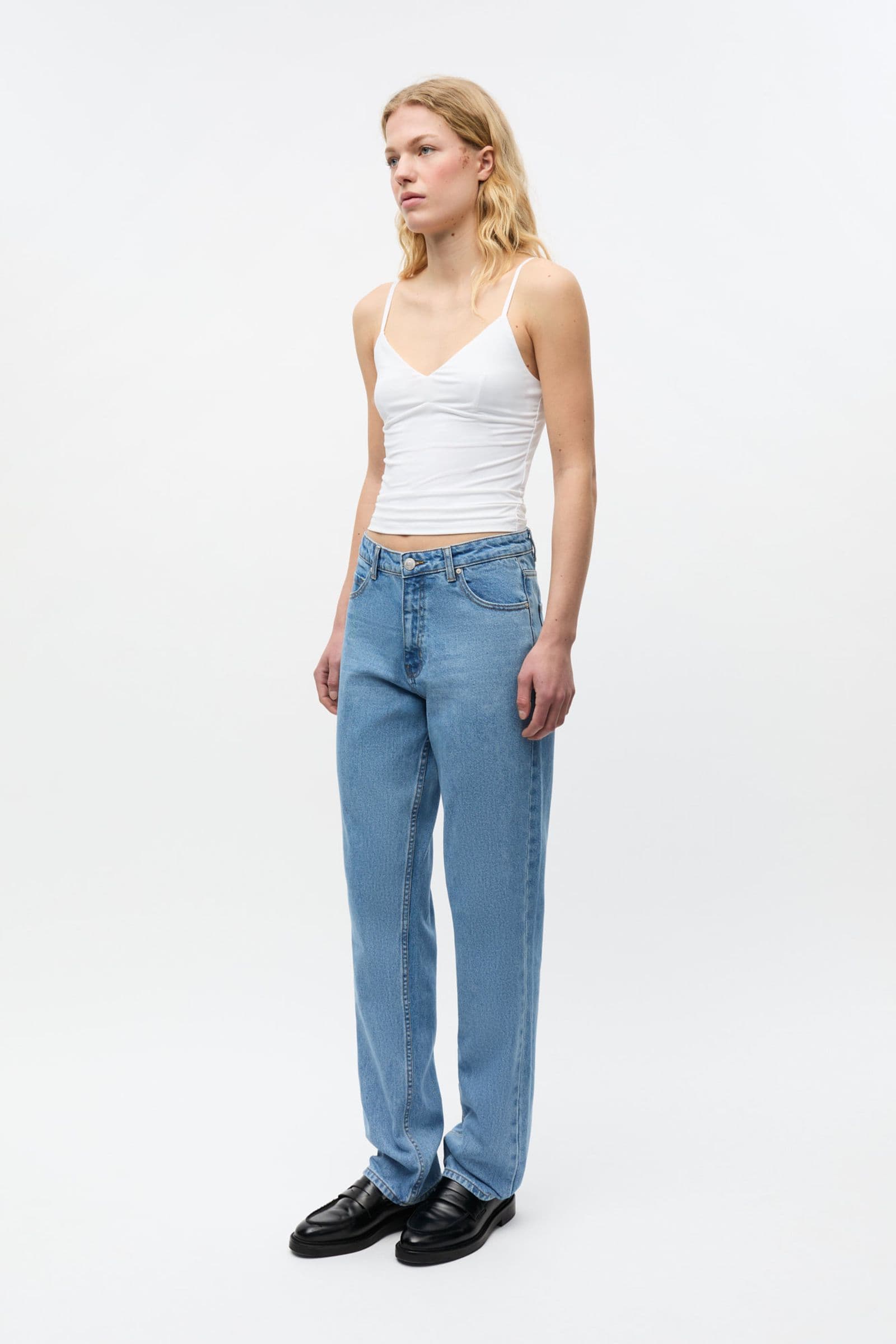 ENBREE STRAIGHT JEANS 6863 MID LIGHT BLUE