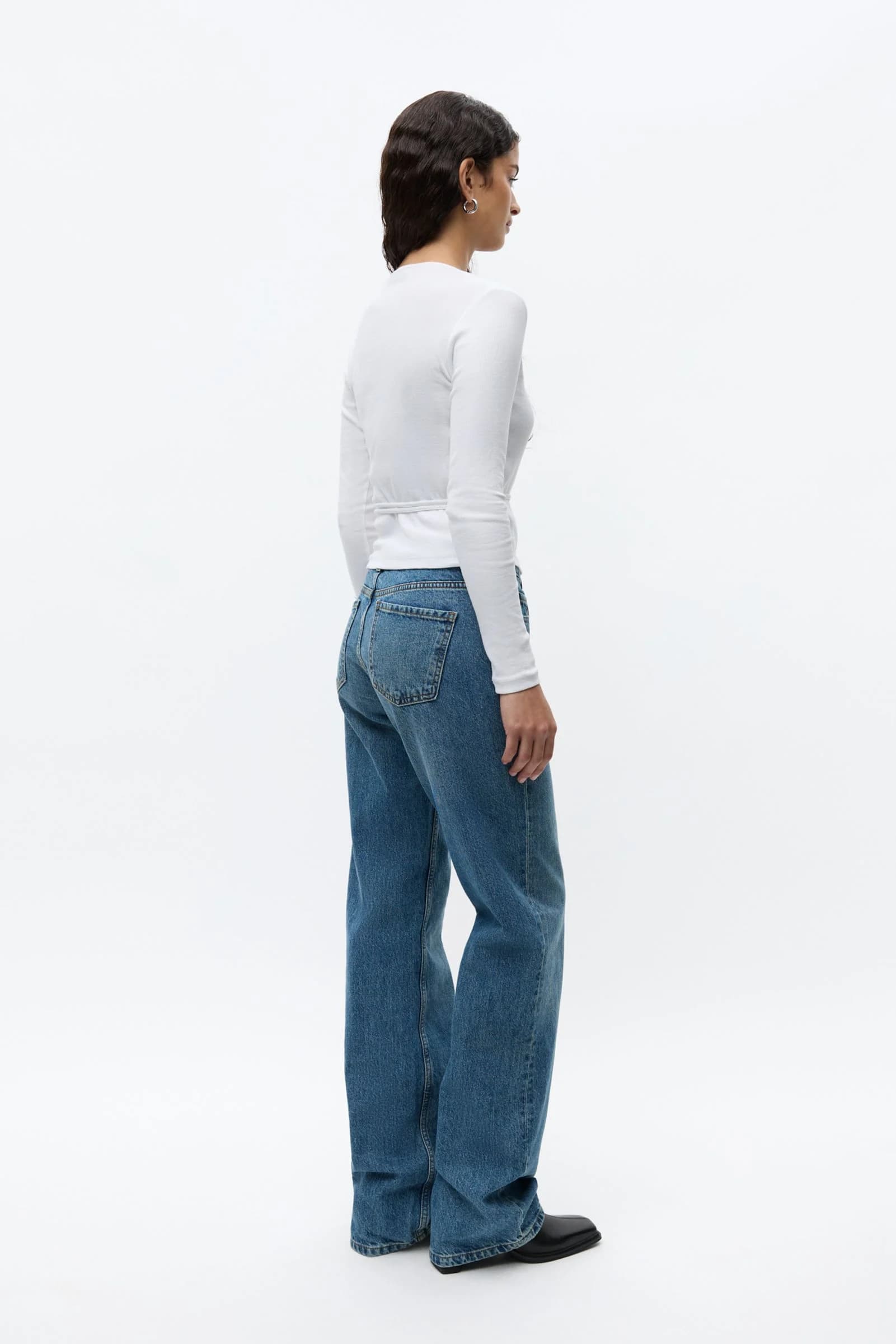 ENALLY LS V-N TEE 5314 Bright White