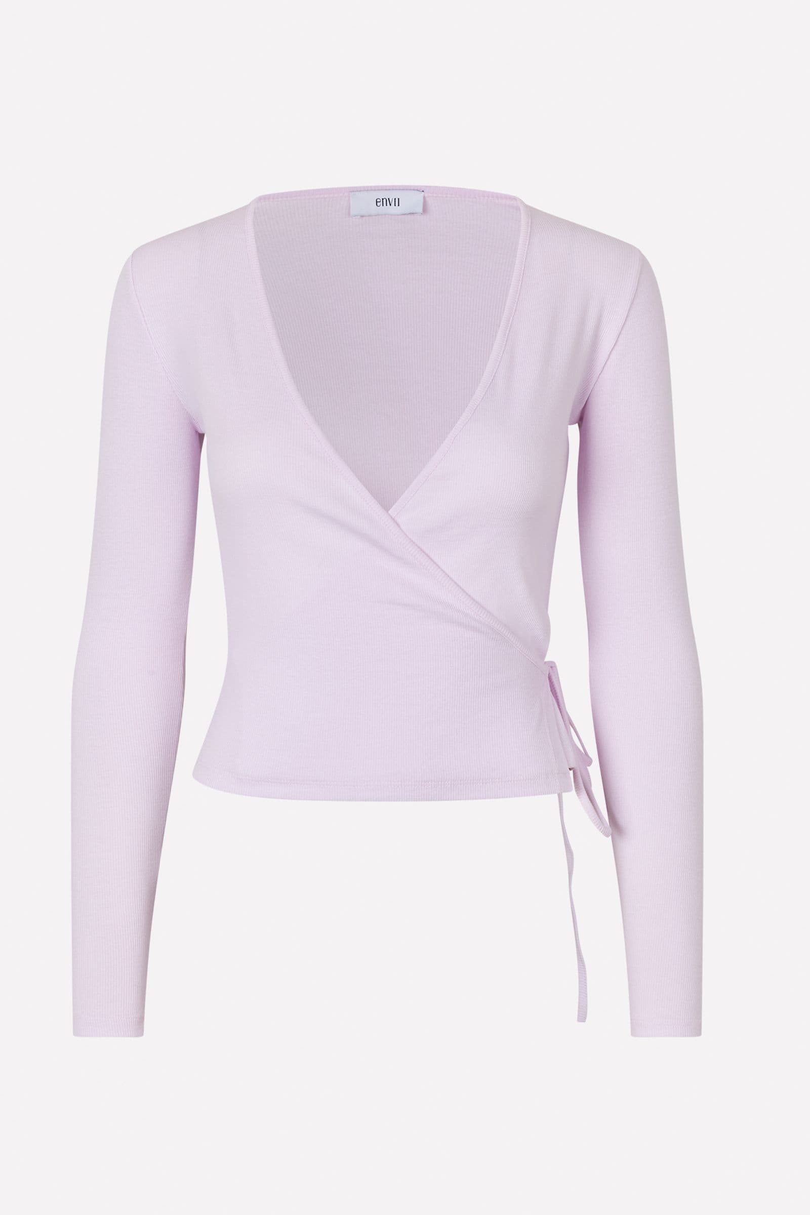 ENALLY LS V-N TEE 5314 Lavender Fog