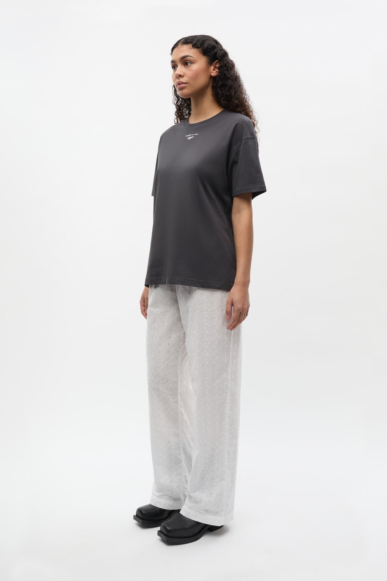 ENKULLA SS TEE 5310 Asphalt Summer