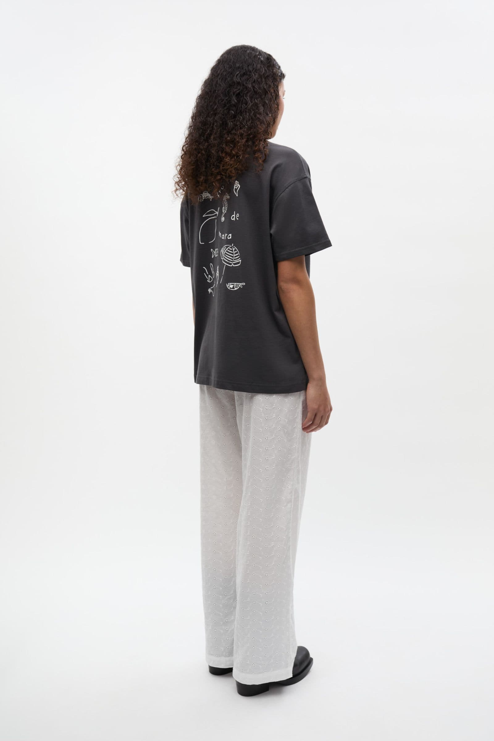 ENKULLA SS TEE 5310 Asphalt Summer