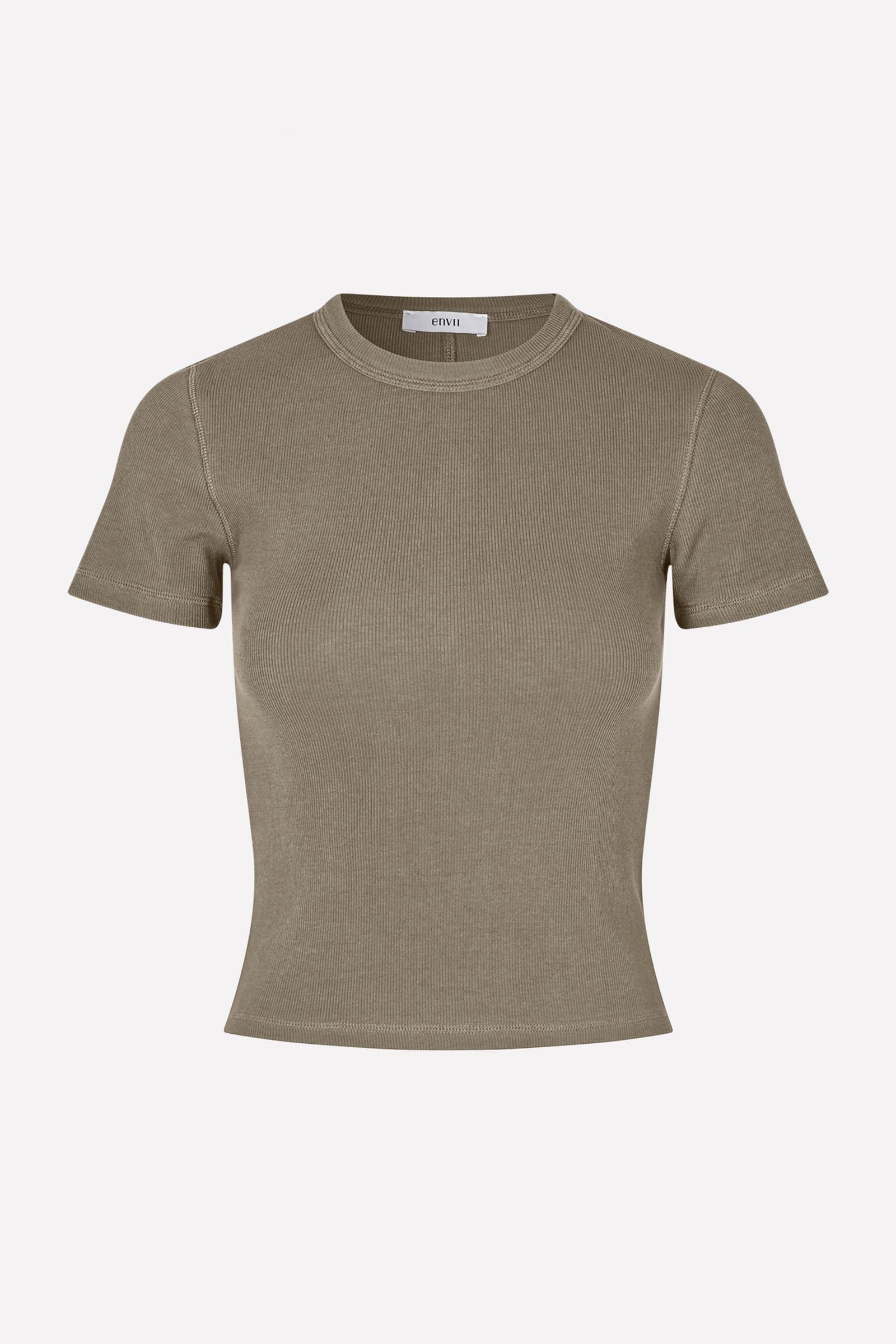 ENALLY SS CROP TEE 5314 Bungee Cord