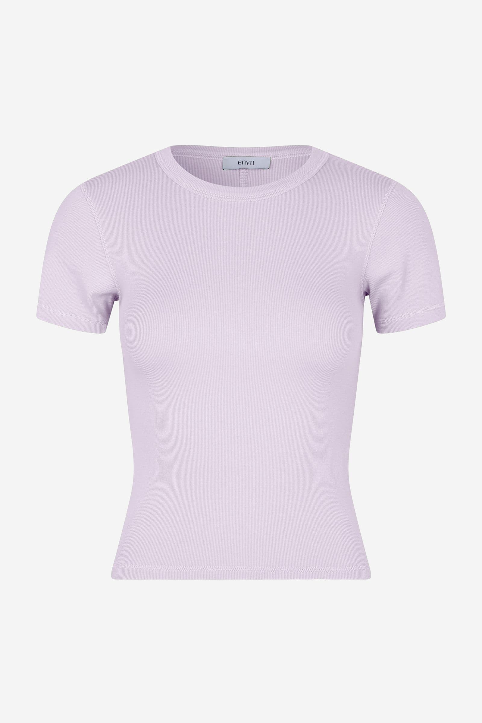 ENALLY SS CROP TEE 5314 Lavender Fog