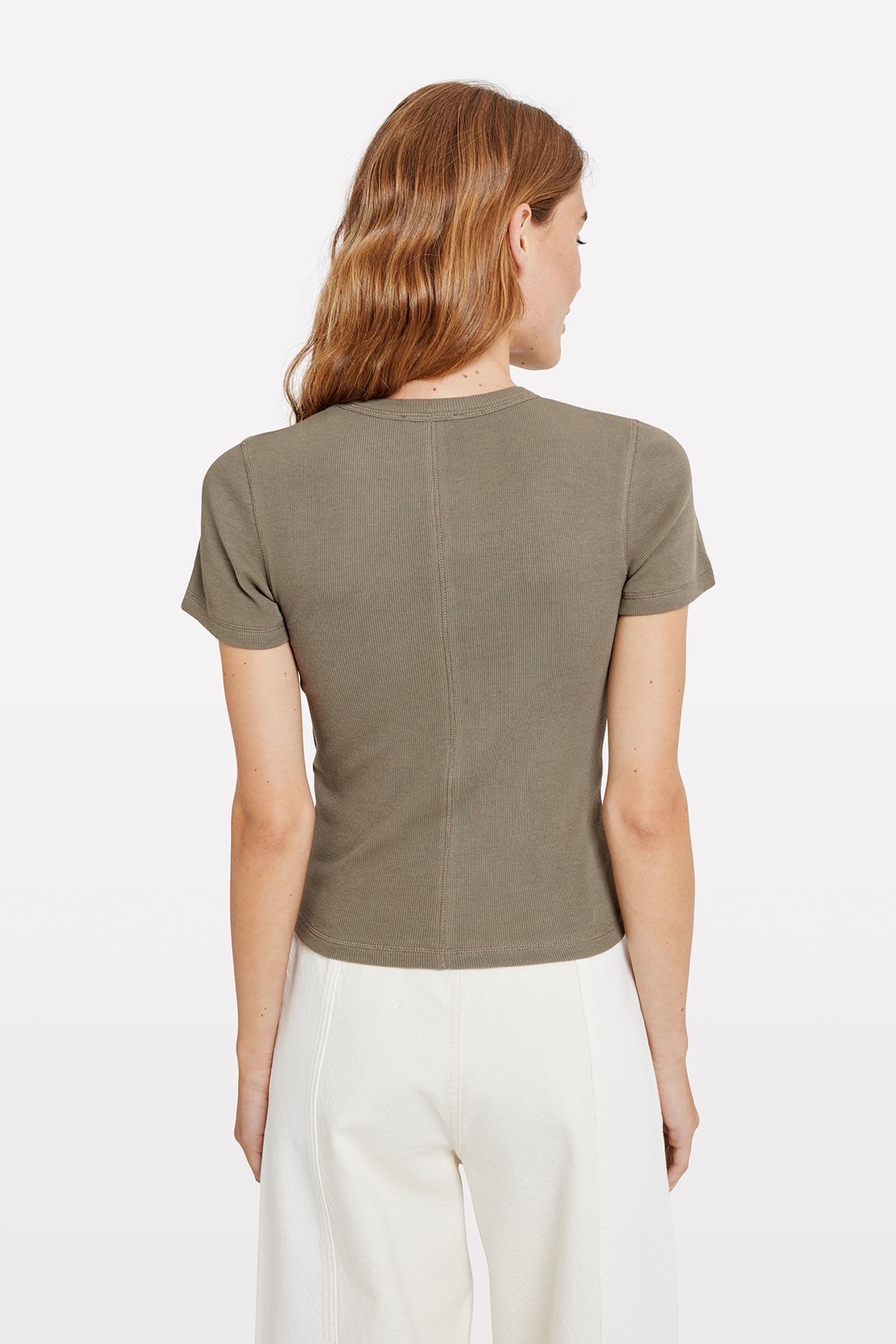ENALLY SS CROP TEE 5314 Bungee Cord
