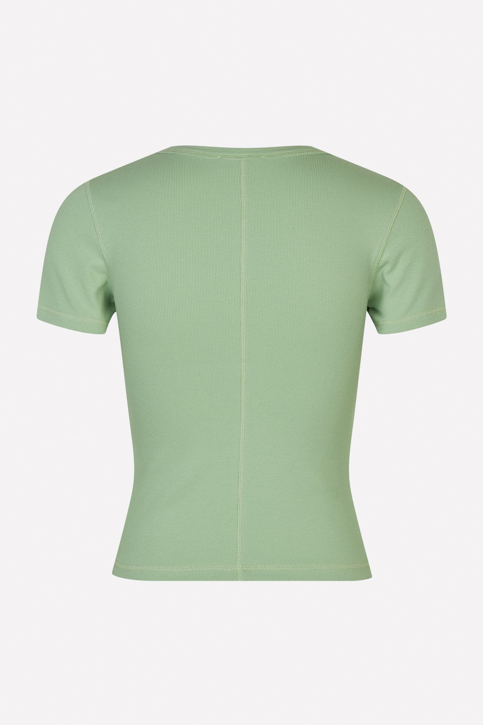 ENALLY SS CROP TEE 5314 Quiet Green