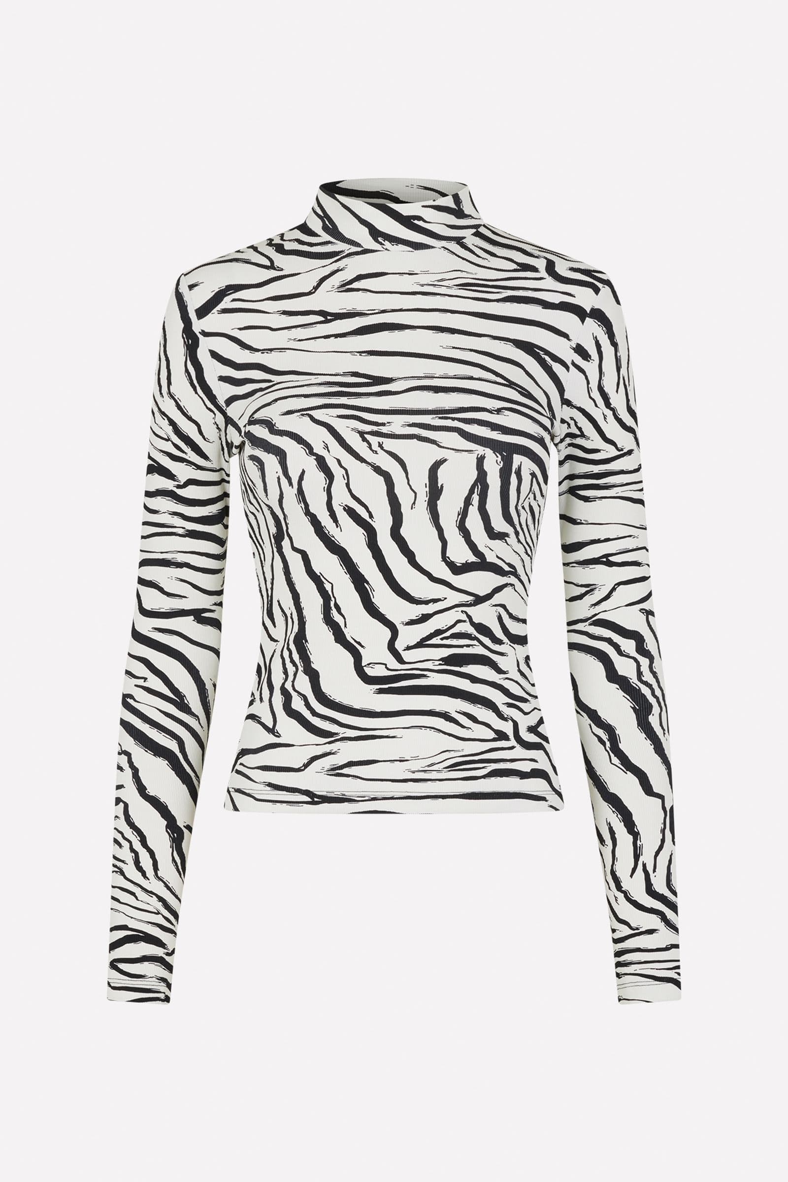 ENPEAR LS TEE AOP 5347 Wild Zebra