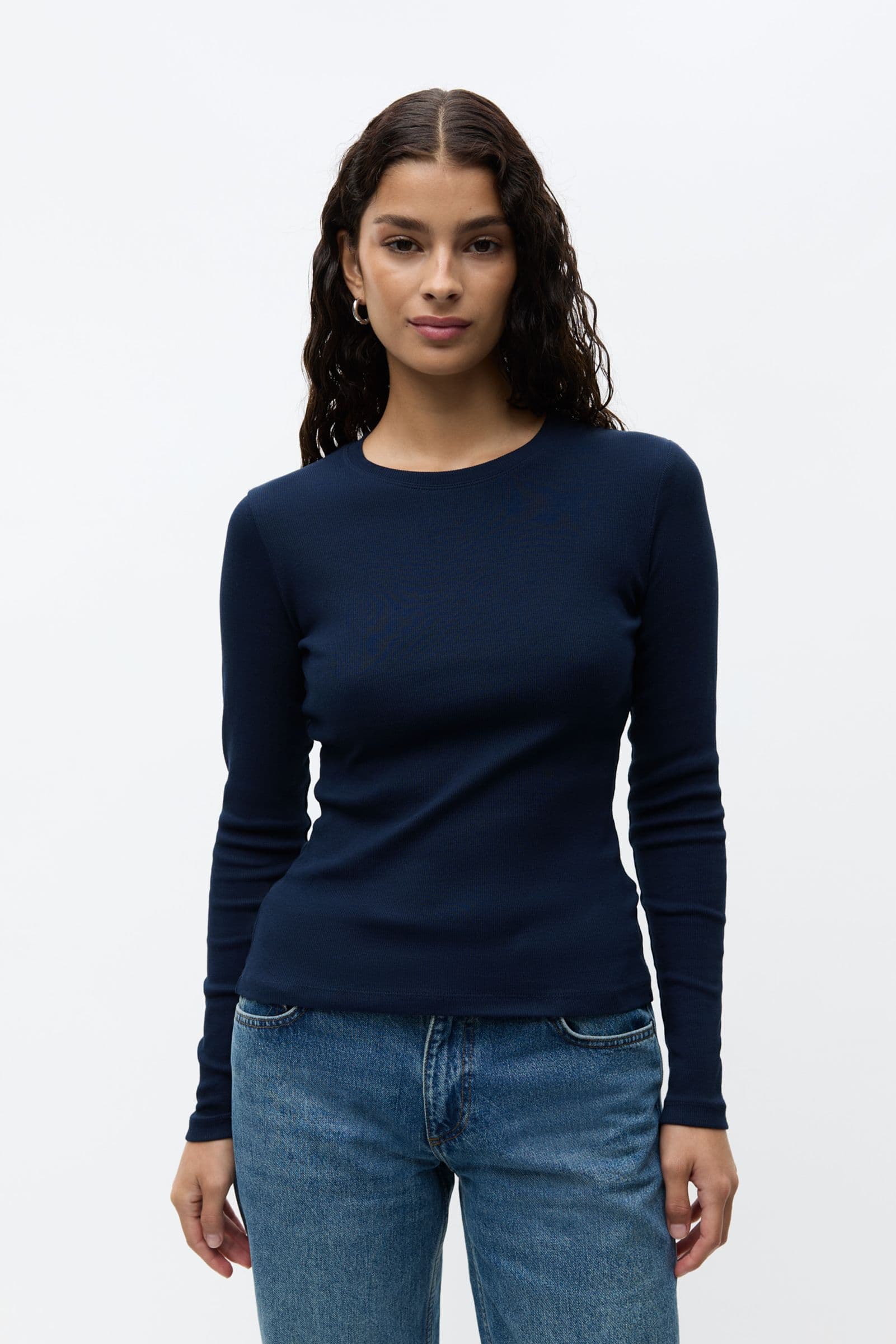 ENALLY LS O-N TEE 5314 Navy Blazer