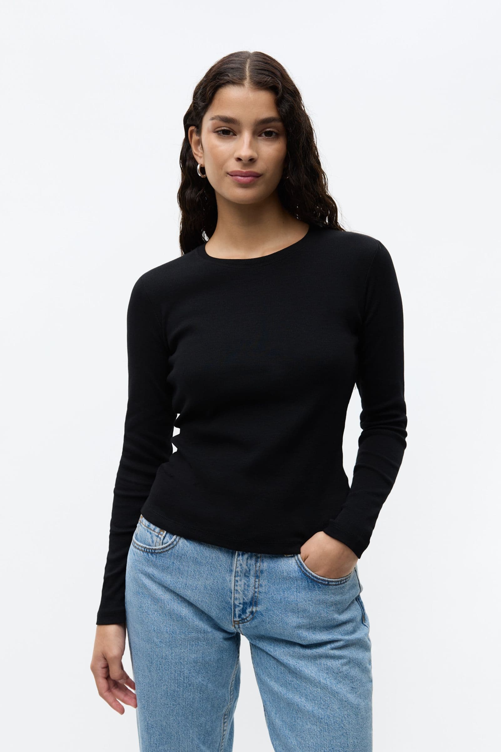 ENALLY LS O-N TEE 5314 Black
