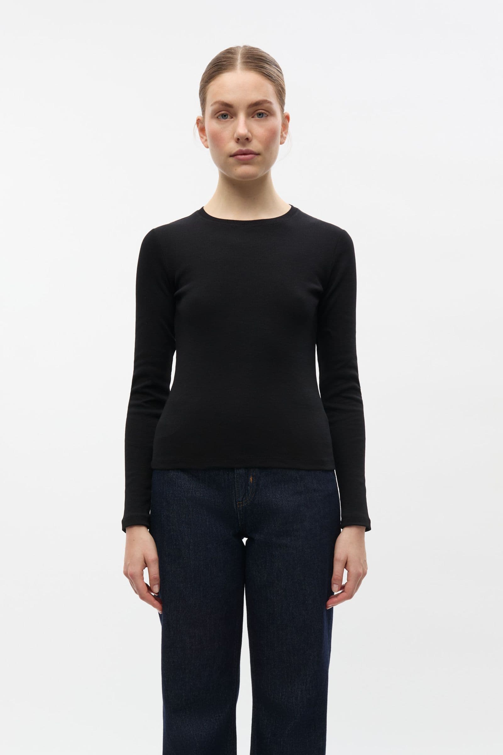 ENALLY LS O-N TEE 5314 Black