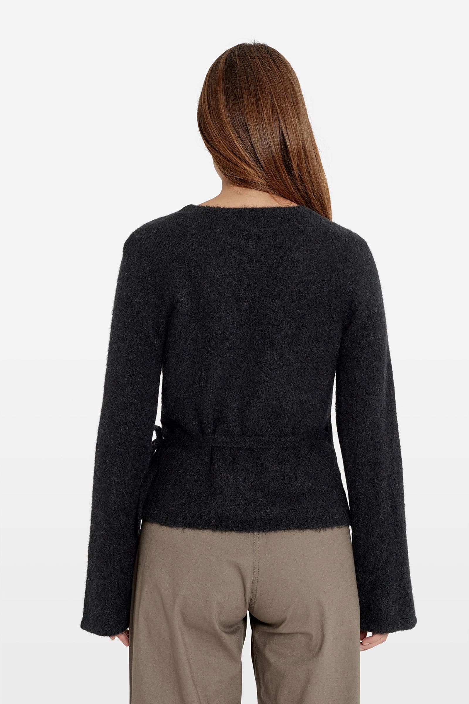 ENADA LS V-N KNIT 7216 Black