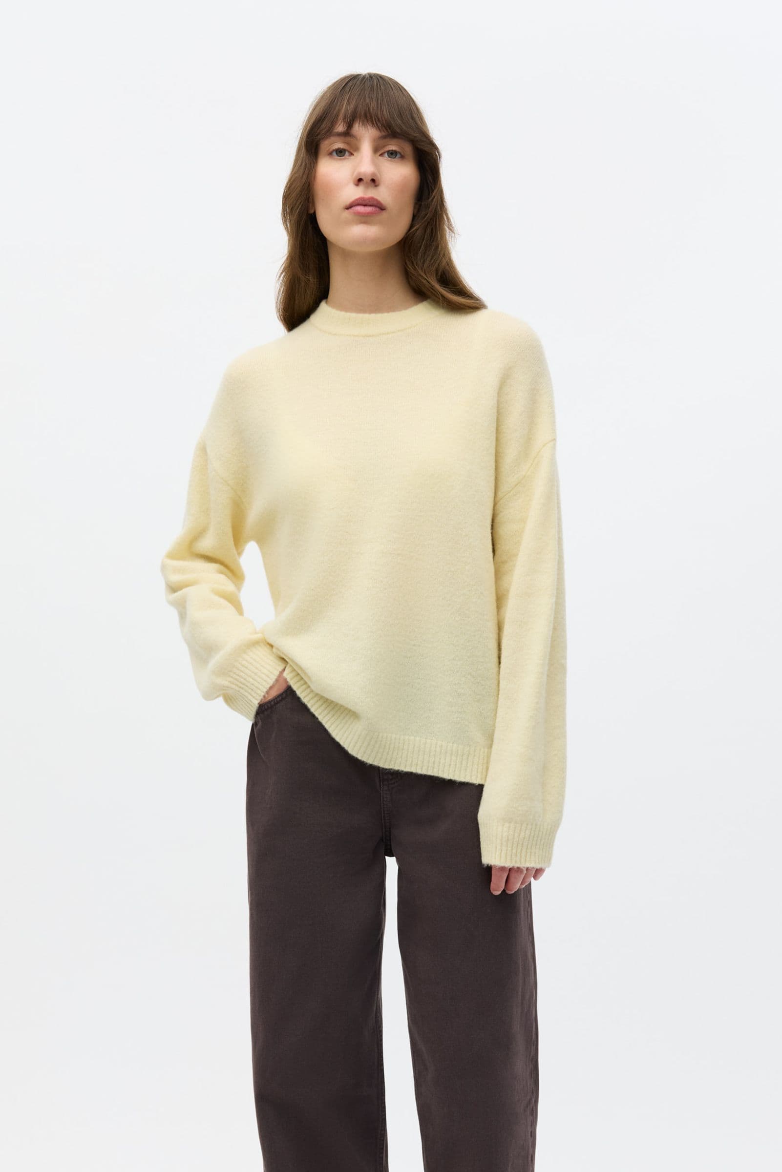 ENADA LS KNIT 7216 Double Cream Mel
