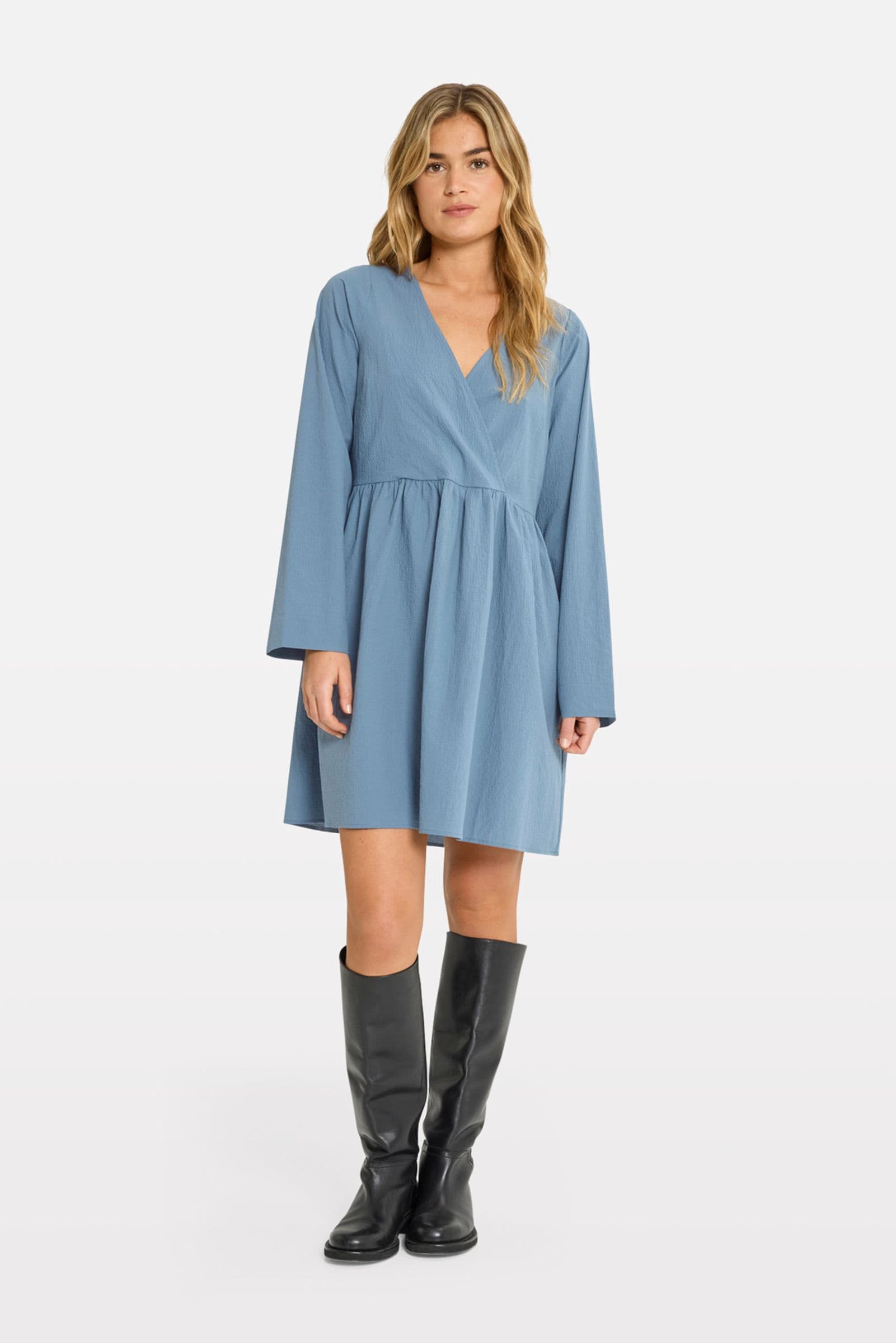 ENPEARL LS DRESS 7185 Bluefin