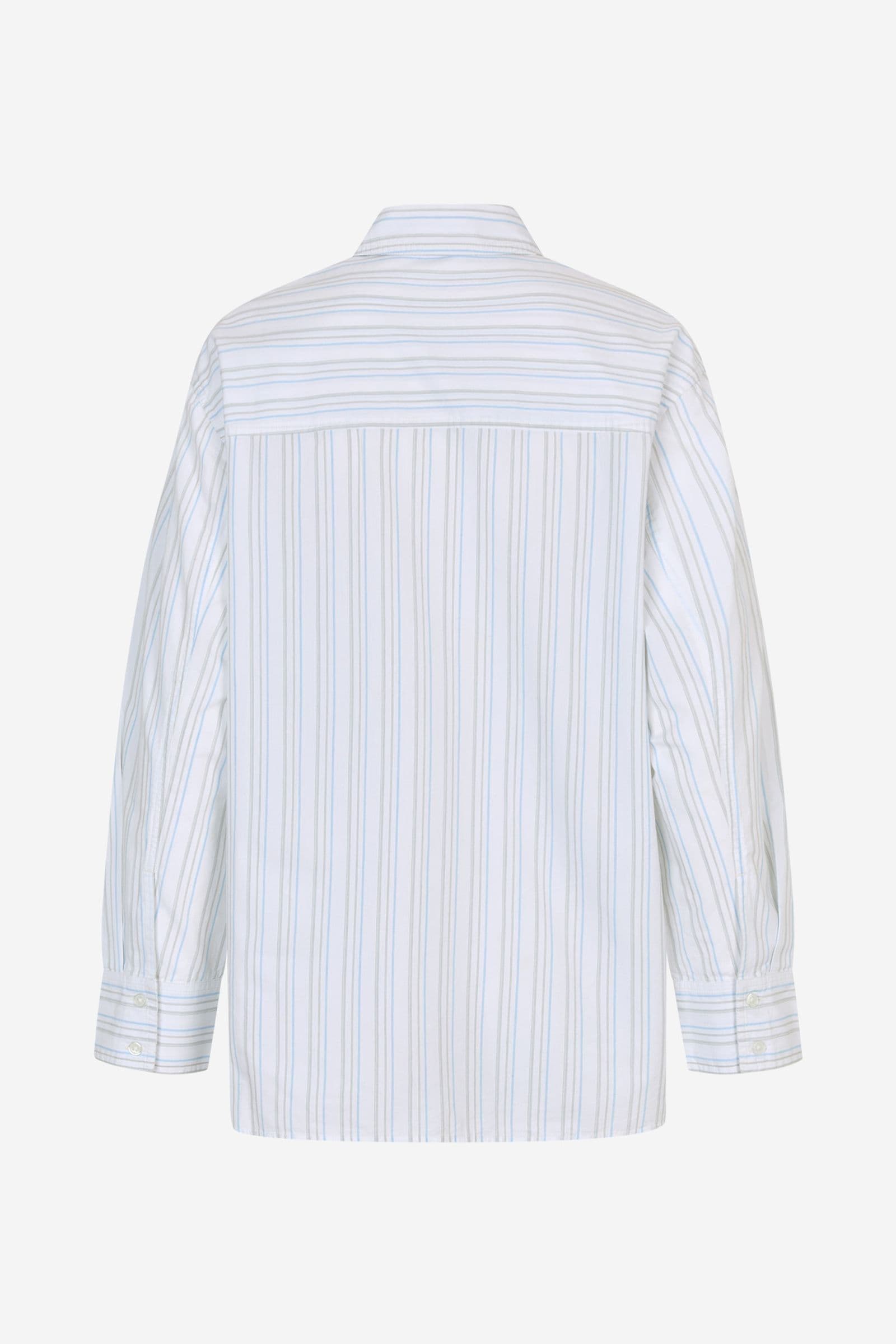 ENWEBSTER LS SHIRT ST 7119 Brindle - Blue Stripe