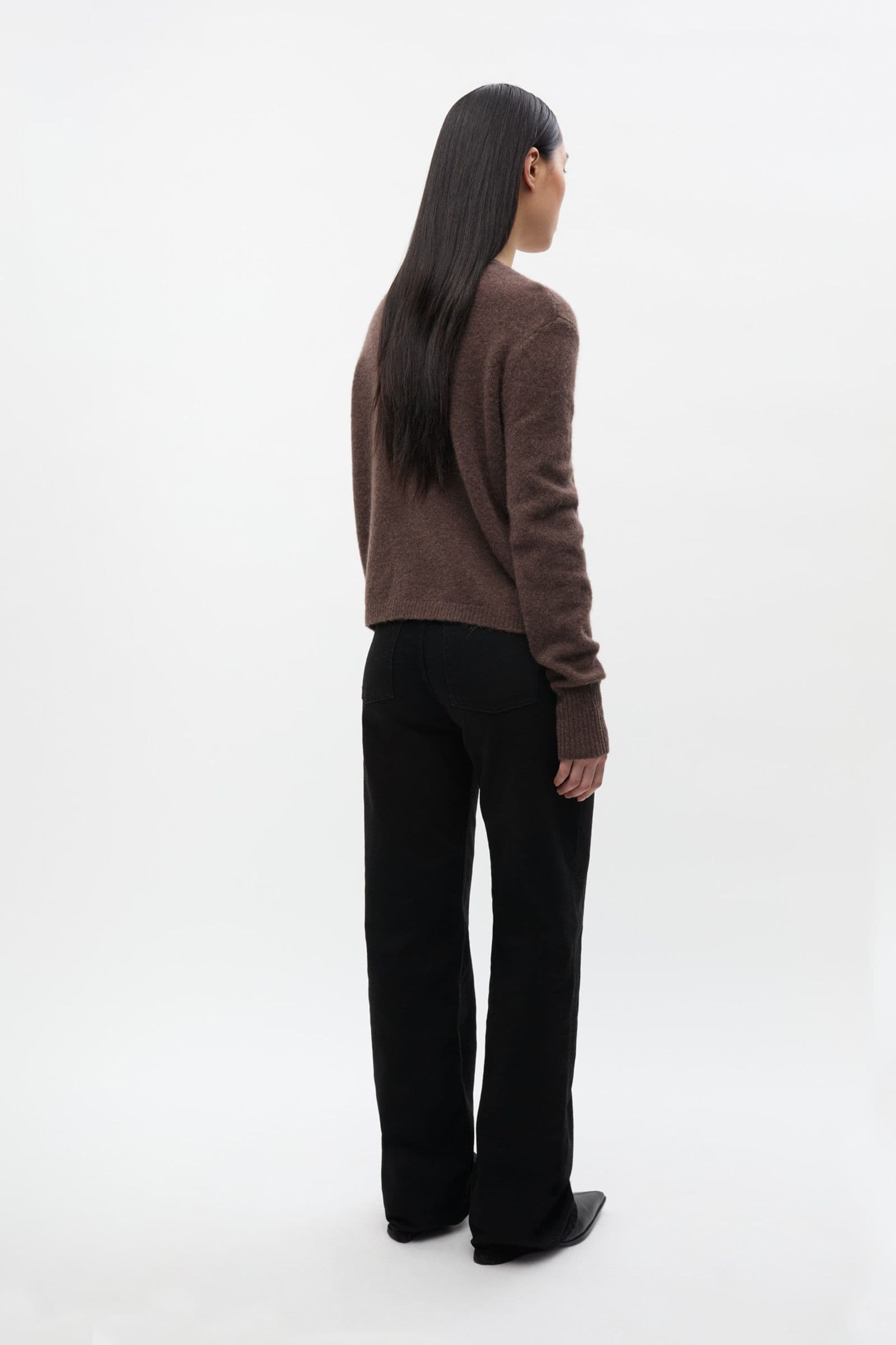 ENADA LS CARDIGAN 7216 Chocolate Mel