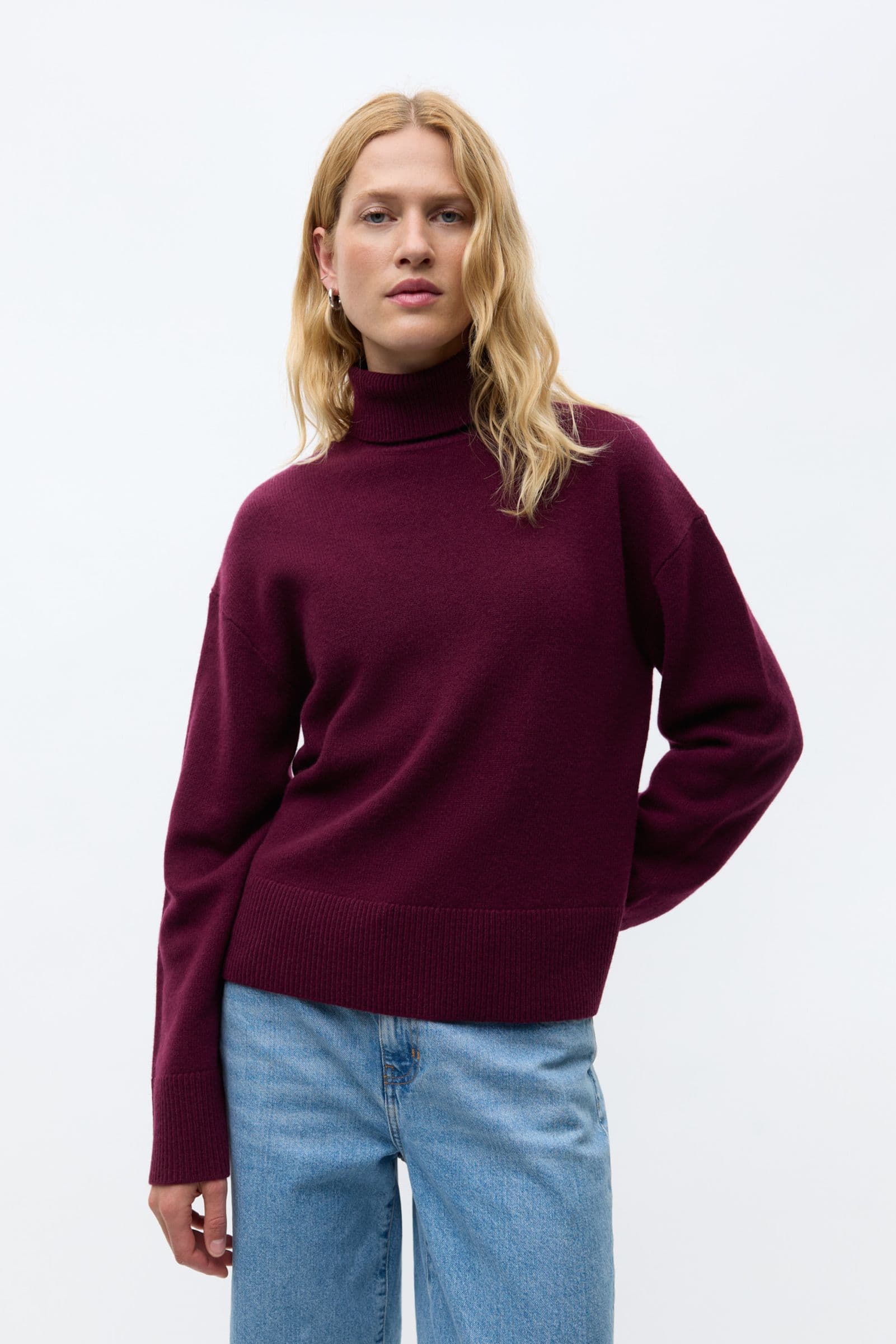 Enelise Ls Knit 7230 Zinfandel