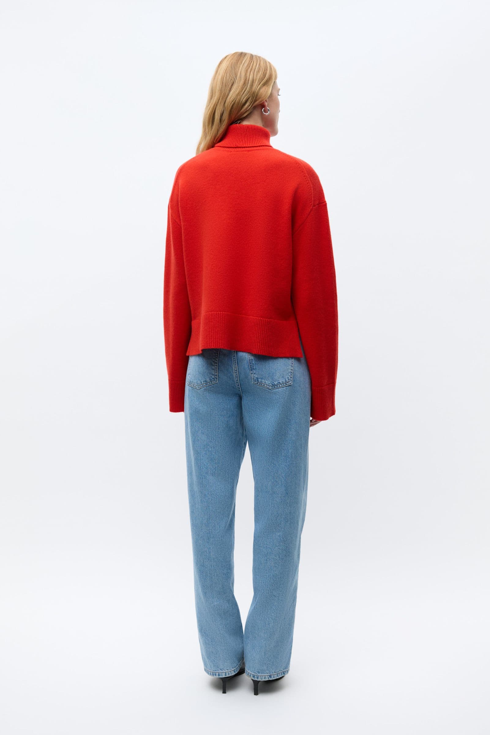 ENELISE LS KNIT 7230 FIERY RED