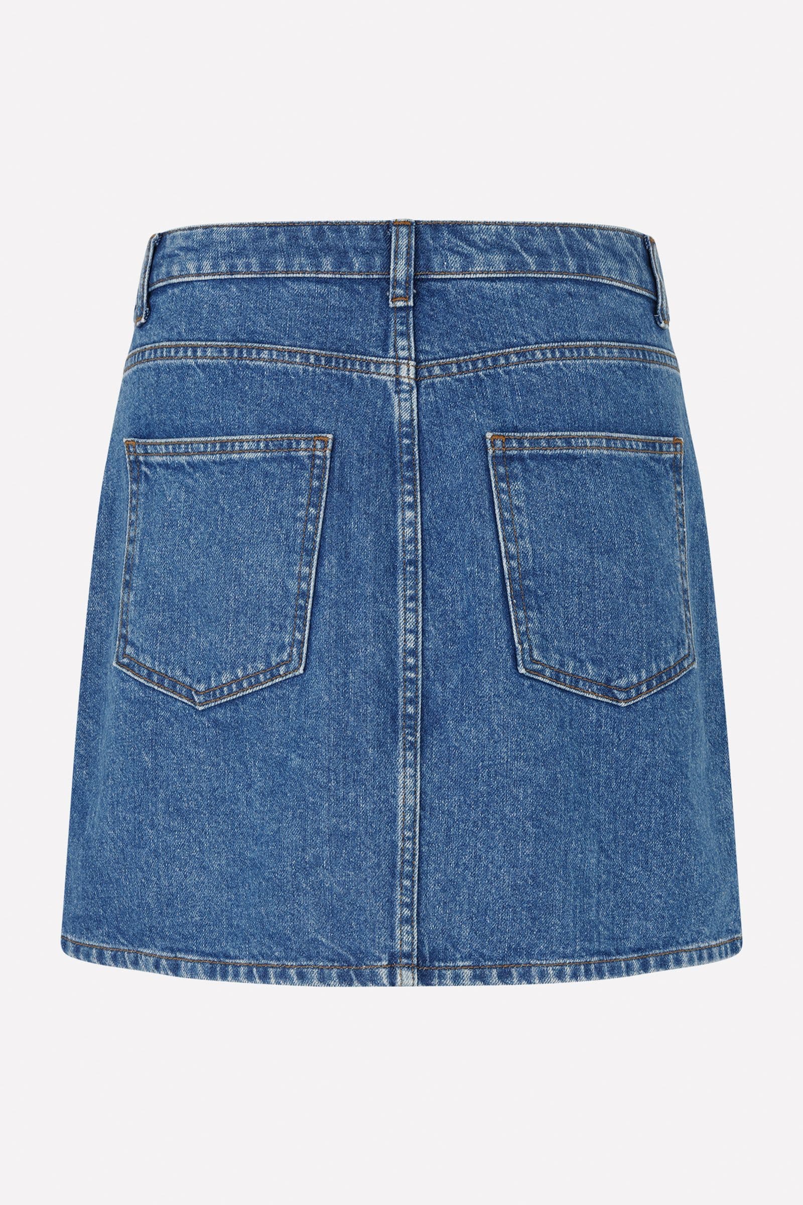 ENLENNOX SKIRT 7215 Worn dark blue