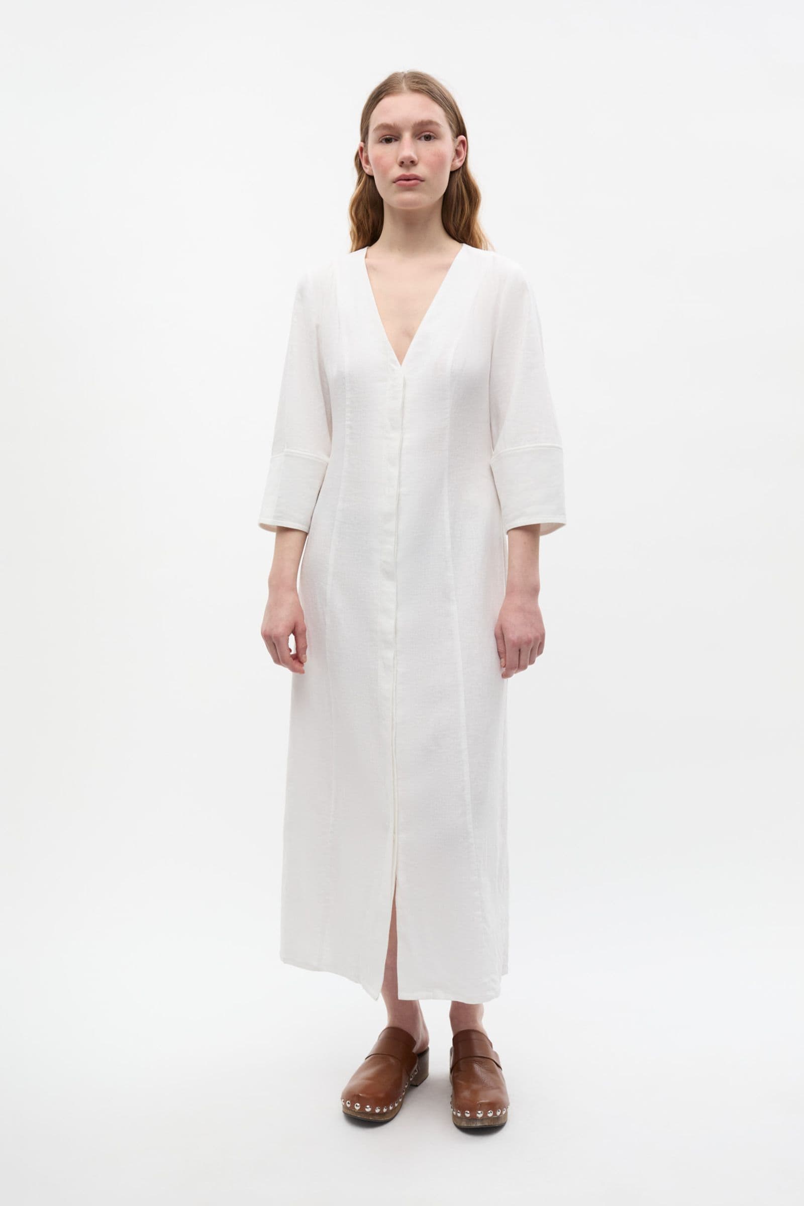 ENCROYDON SS DRESS 7240 Bright White