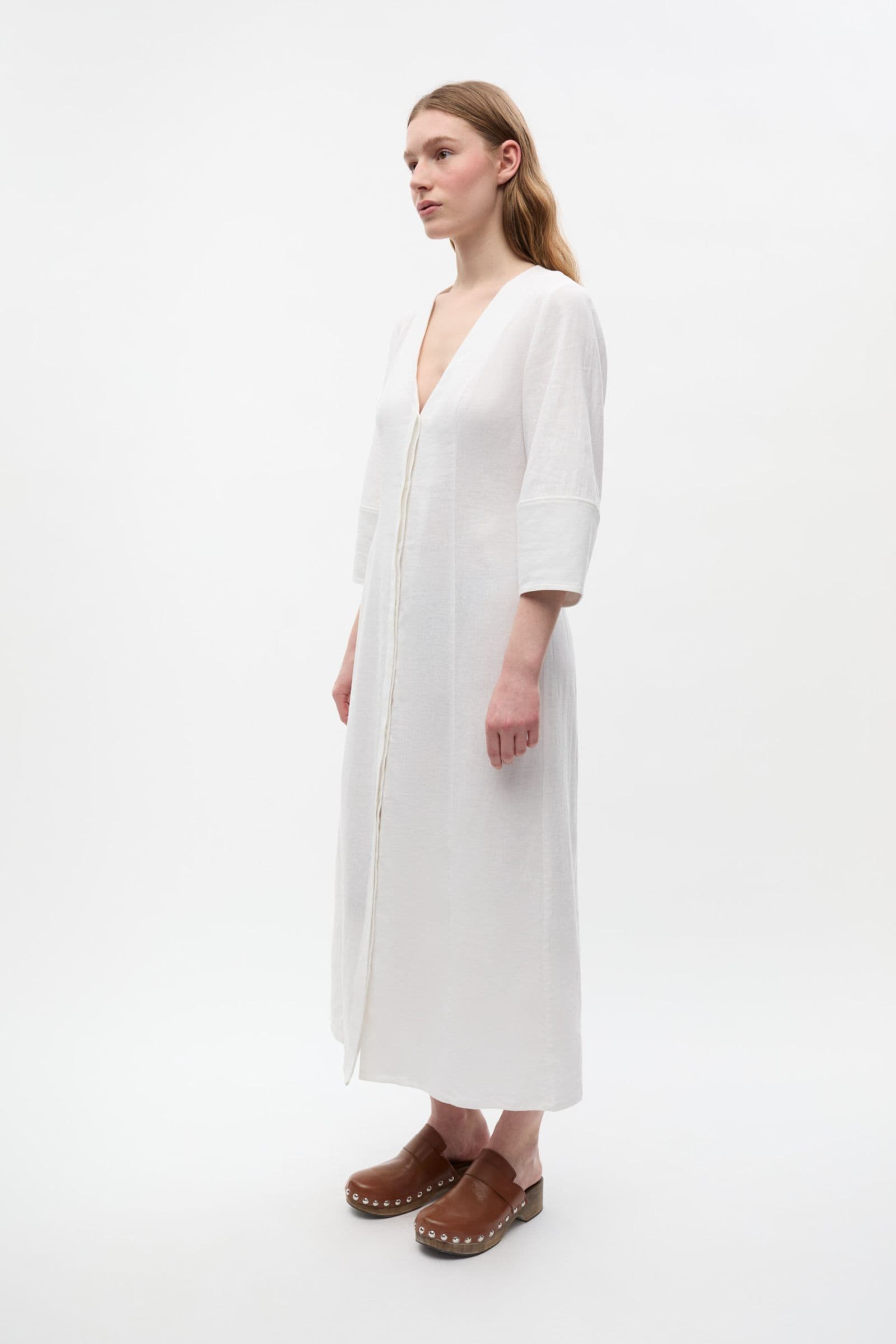 ENCROYDON SS DRESS 7240 Bright White