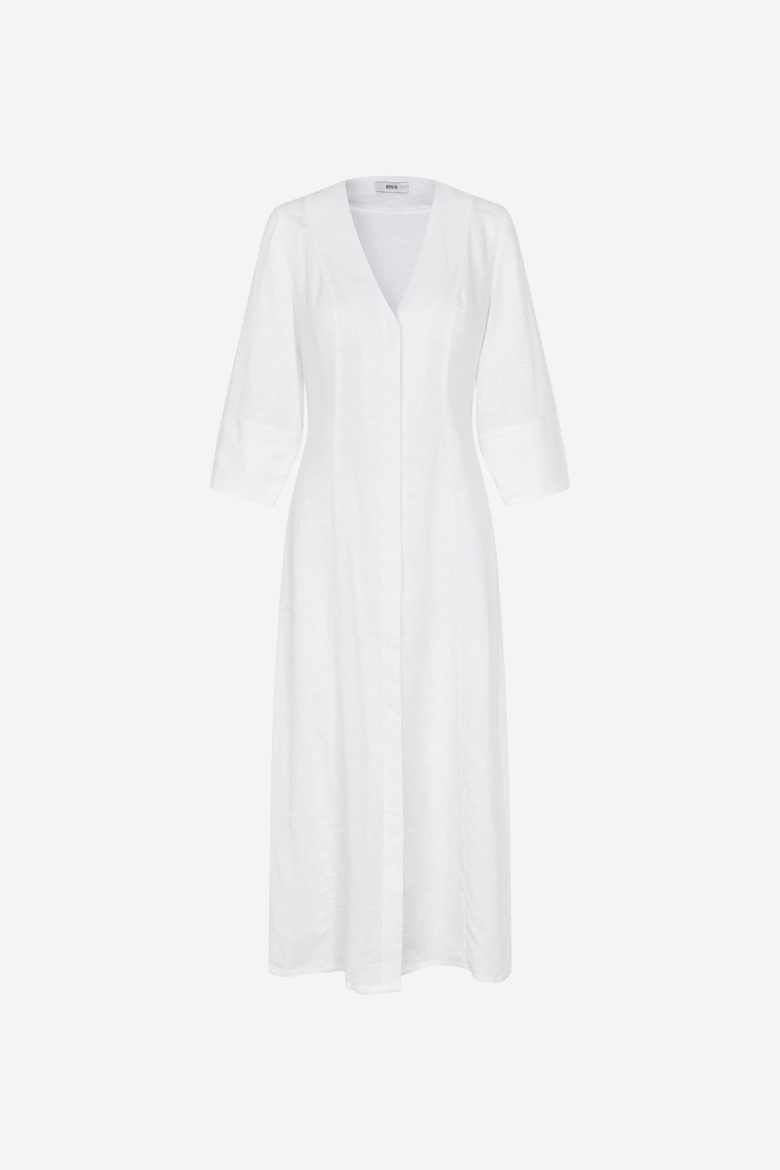 ENCROYDON SS DRESS 7240 Bright White