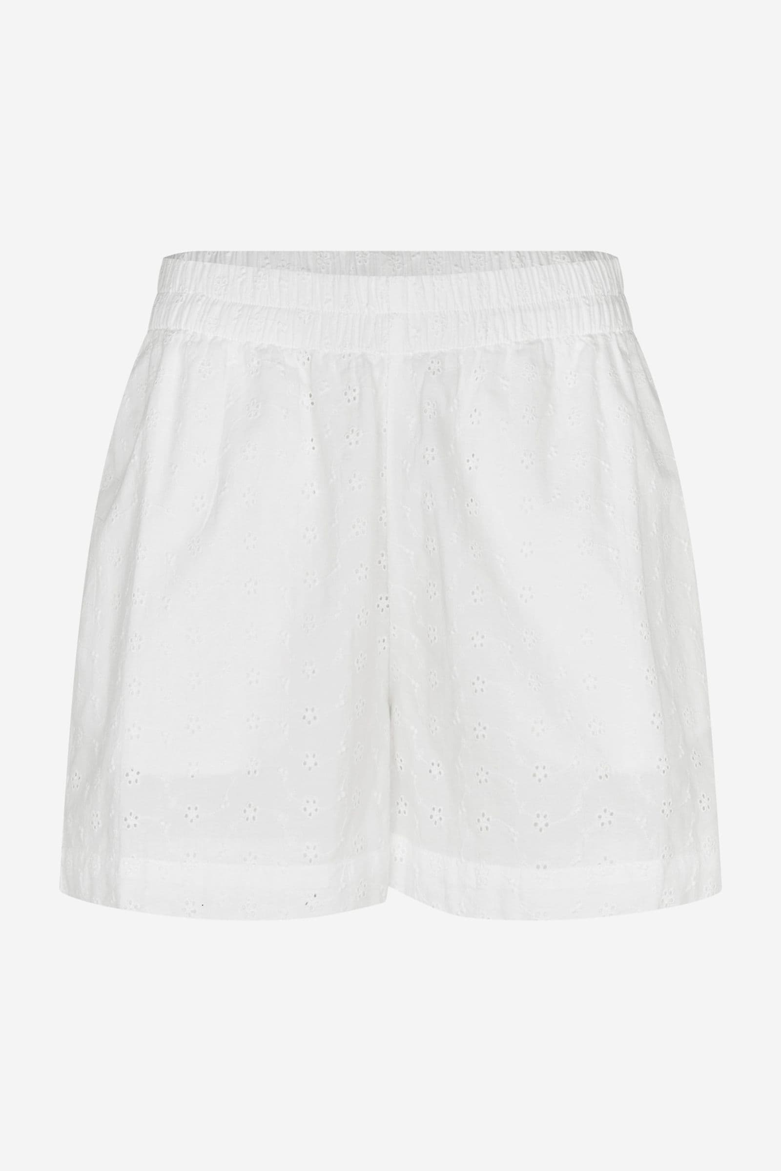 ENELISA SHORTS EMB 7243 Bright White EMB