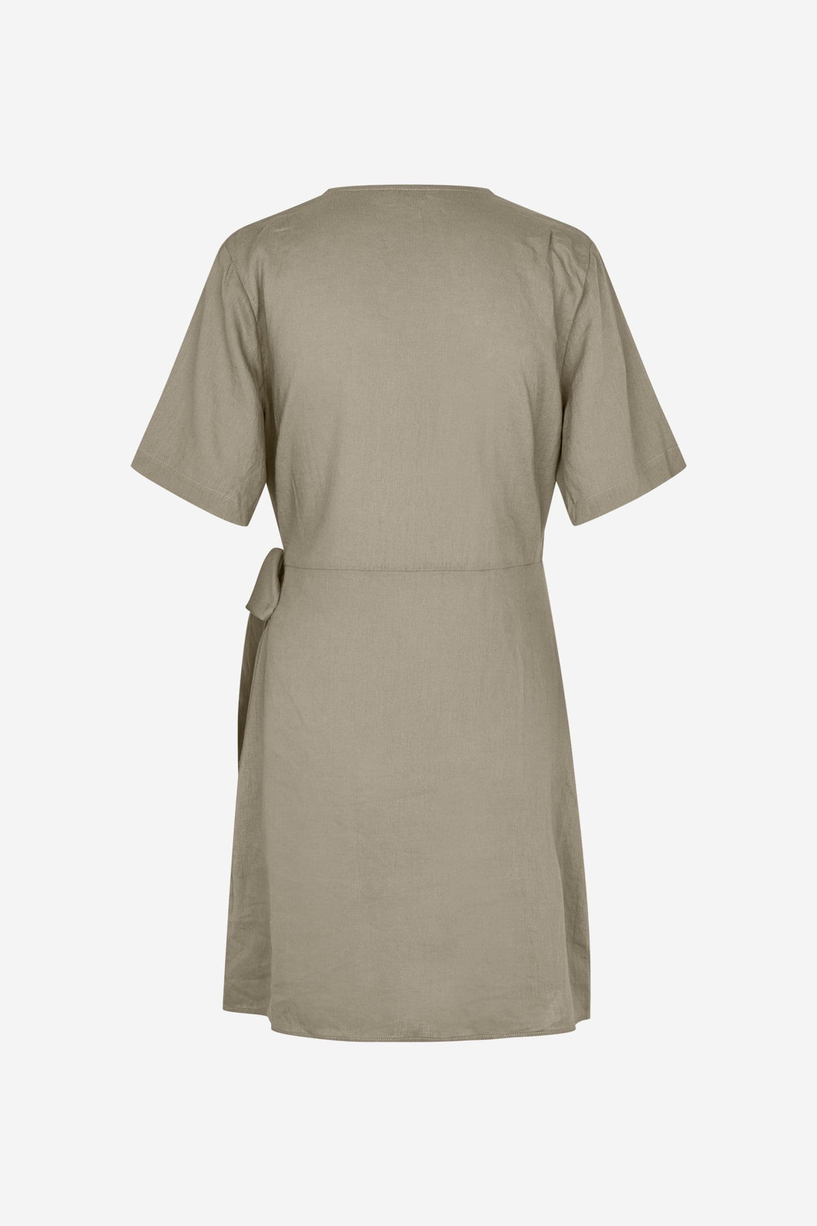 ENMARTINA SS WRAP DRESS 7244 Brindle