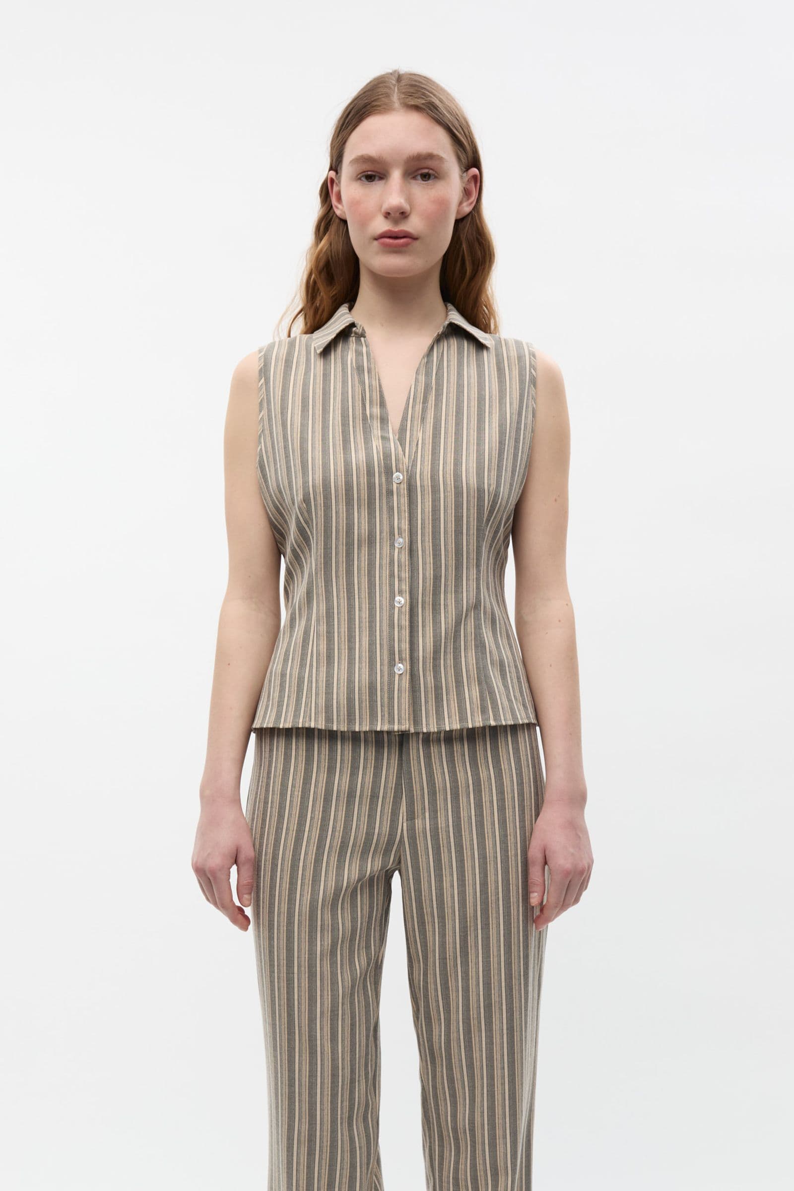ENGINEVRA SL SHIRT 7245 French Illusion Stripe