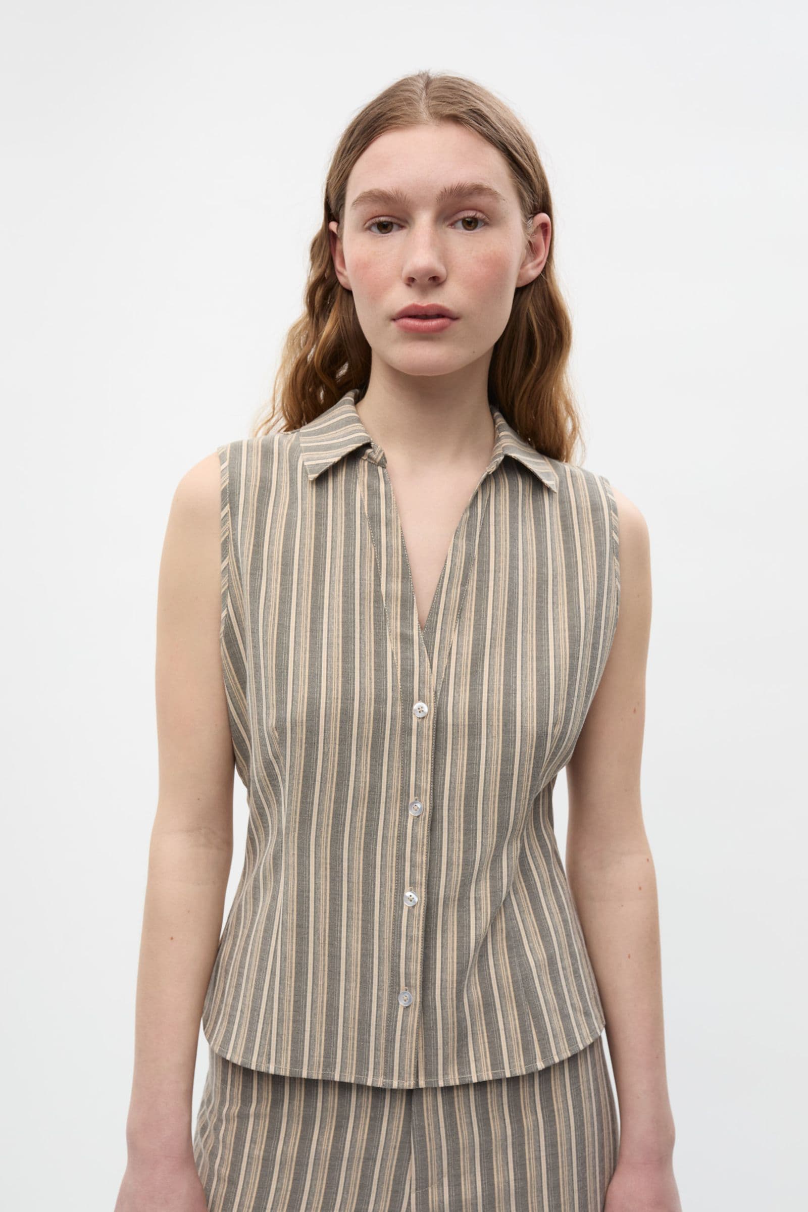 ENGINEVRA SL SHIRT 7245 French Illusion Stripe