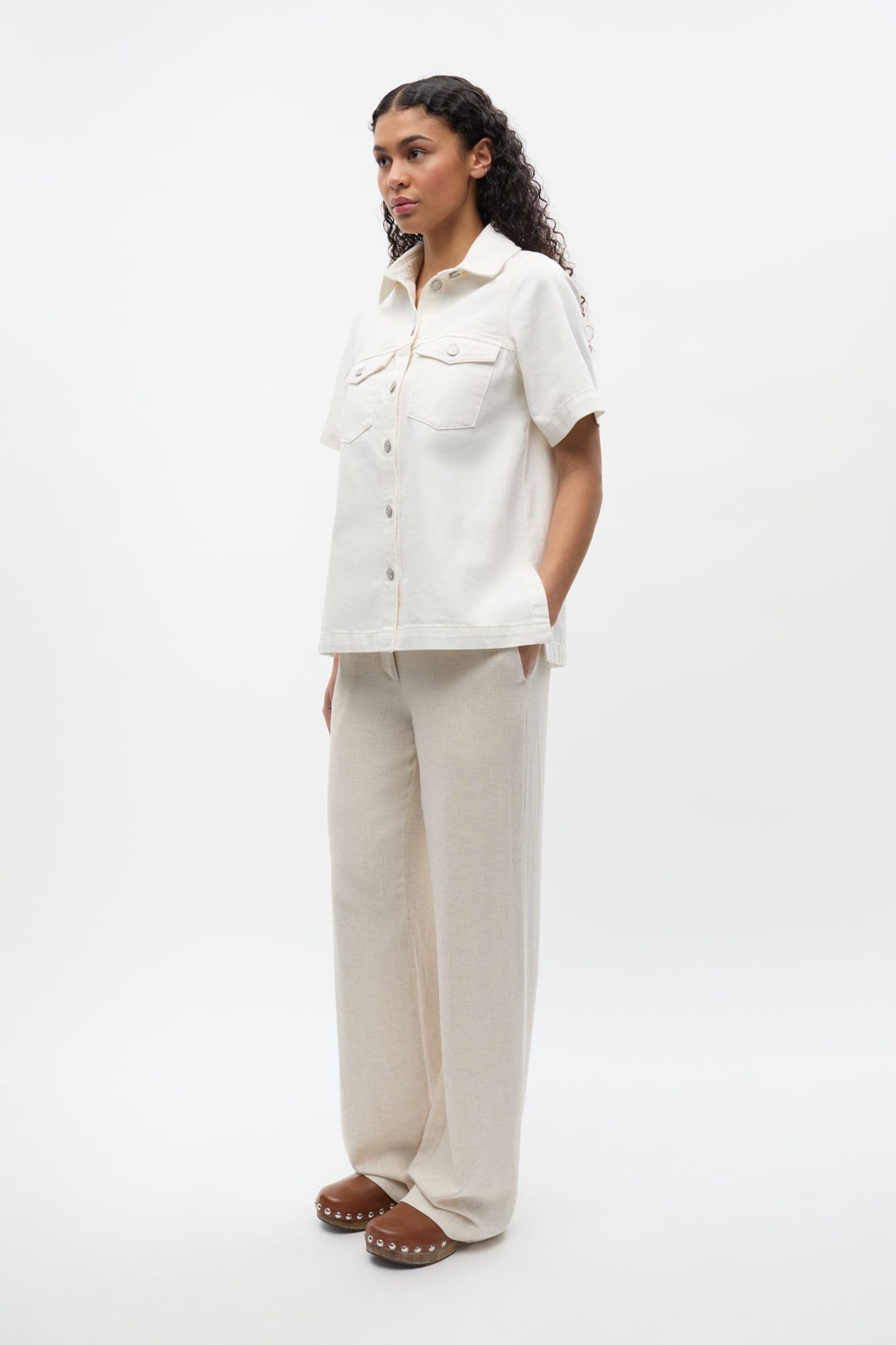 ENMASS SS SHIRT 7136 ECRU