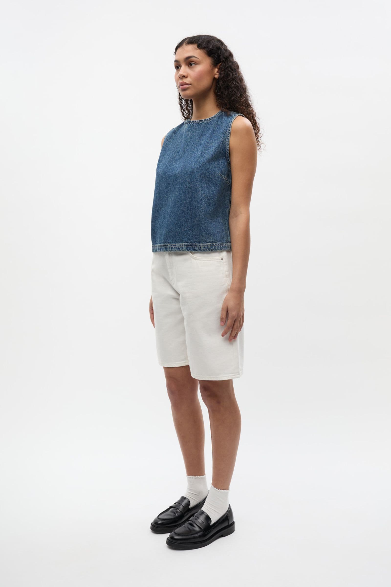 ENDANK LONG SHORTS 7136 ECRU