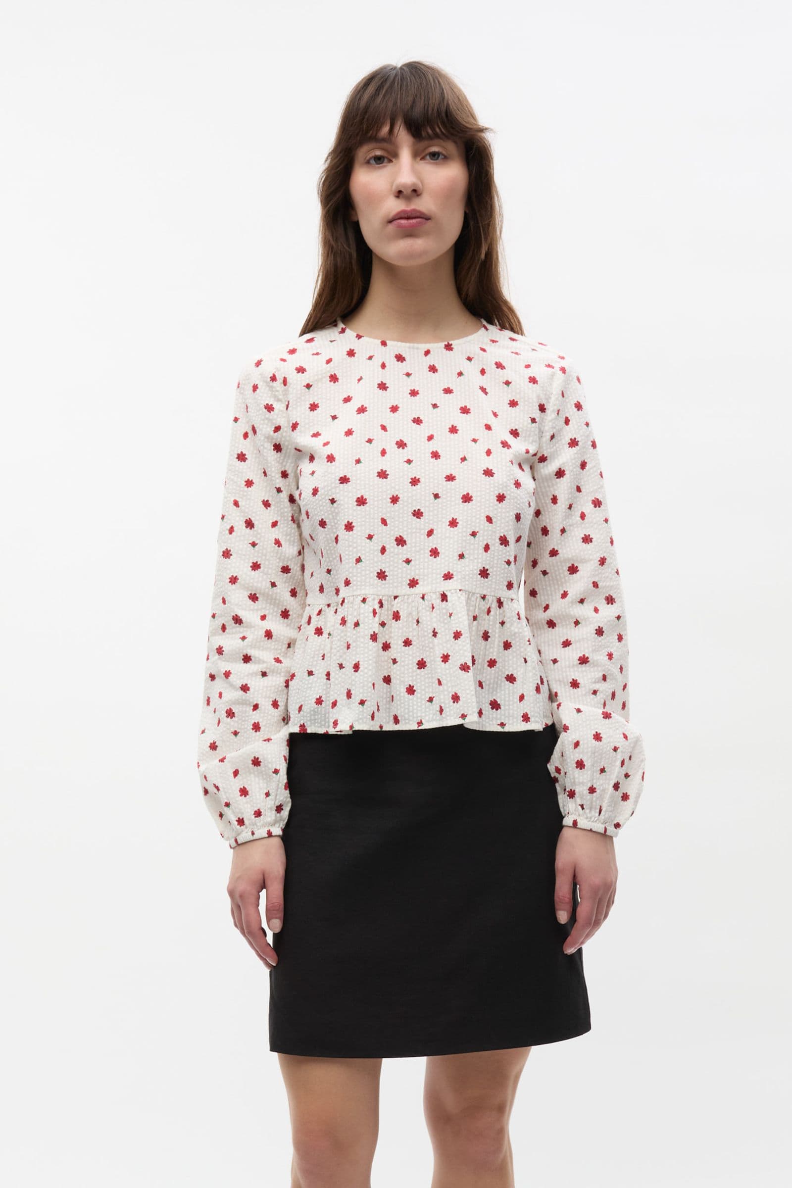ENTRIALY LS TOP AOP 7246 Salsa Blossom