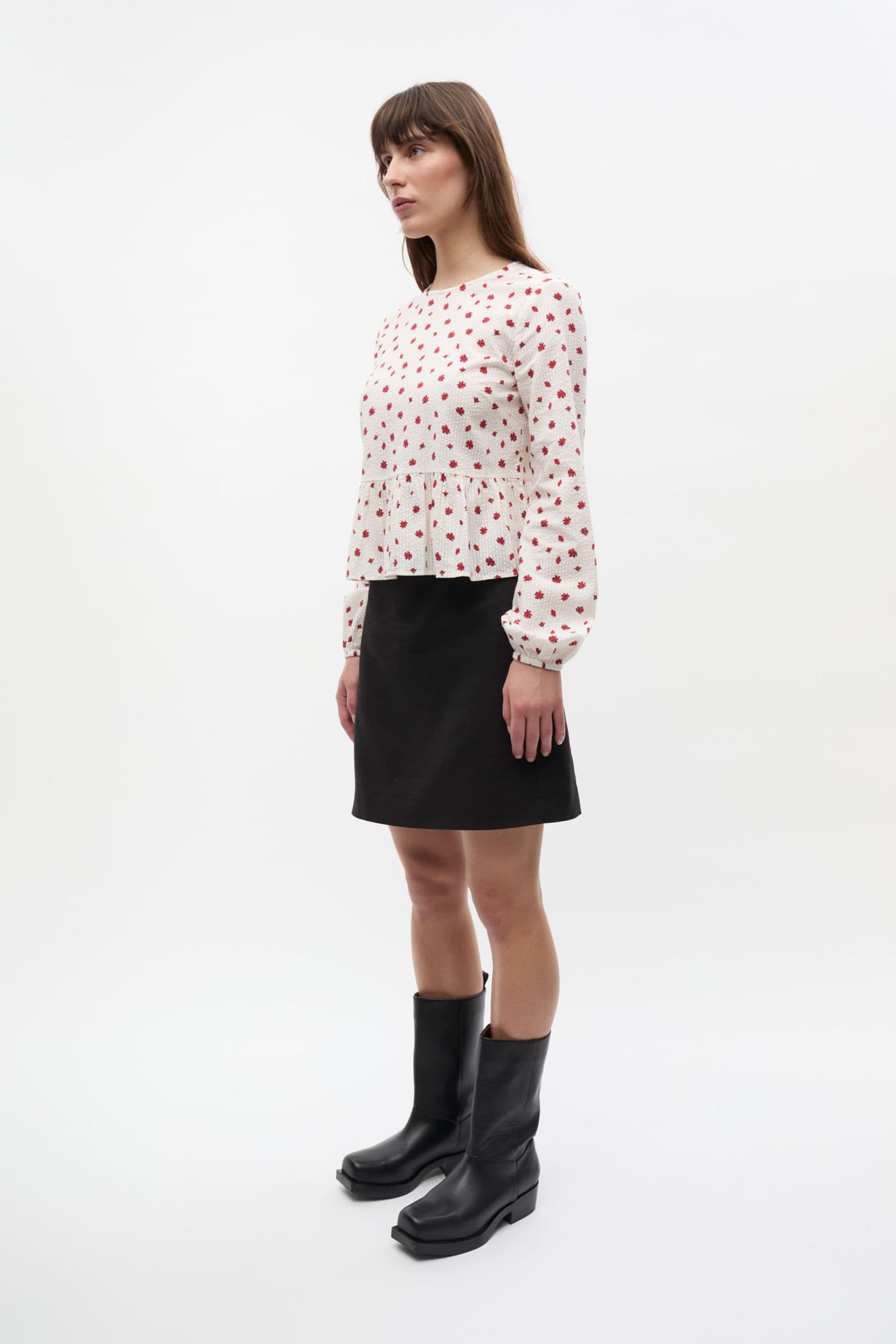 ENTRIALY LS TOP AOP 7246 Salsa Blossom